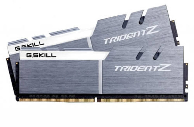 G.Skill - G.Skill Kit 16GB (2 X 8GB) DDR4 3200MHz Trident Z Grey/White CL16