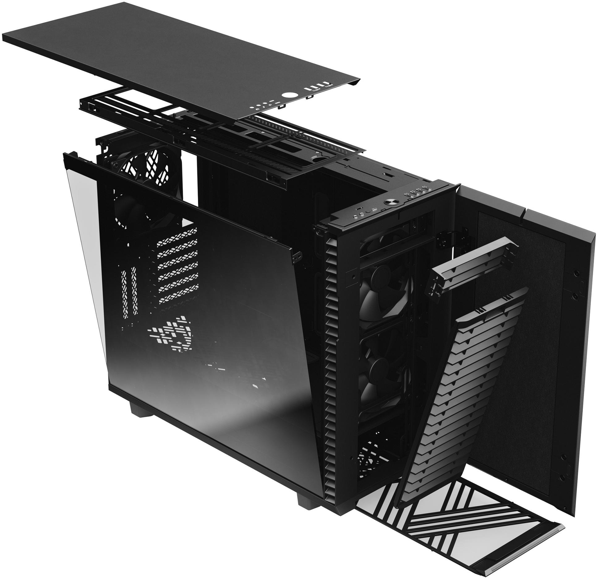 Fractal Design - Torre E-ATX Fractal Design Define 7 Black TG Dark Tint