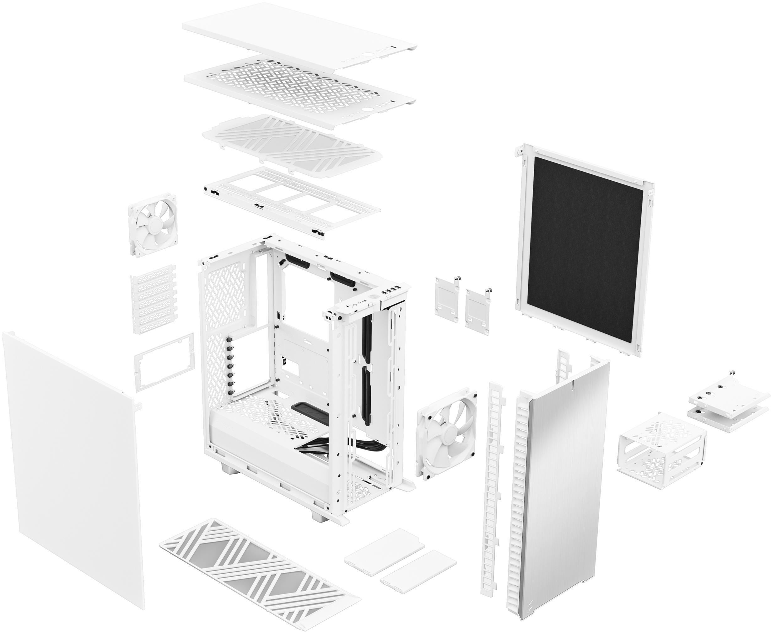 Fractal Design - Torre ATX Fractal Design Define 7 Compact White Solid