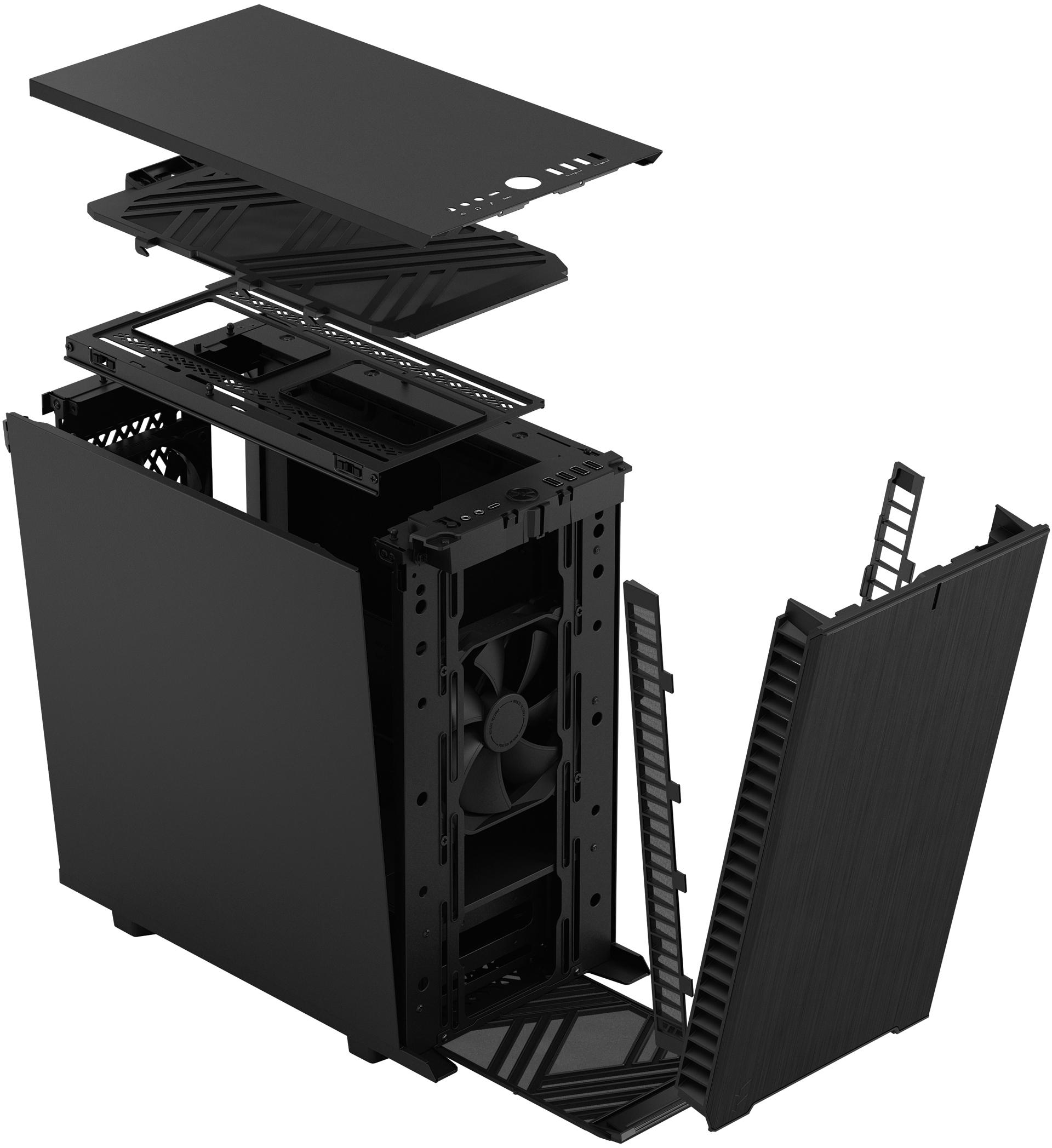 Fractal Design - Torre Micro-ATX Fractal Design Define 7 Mini Black Solid