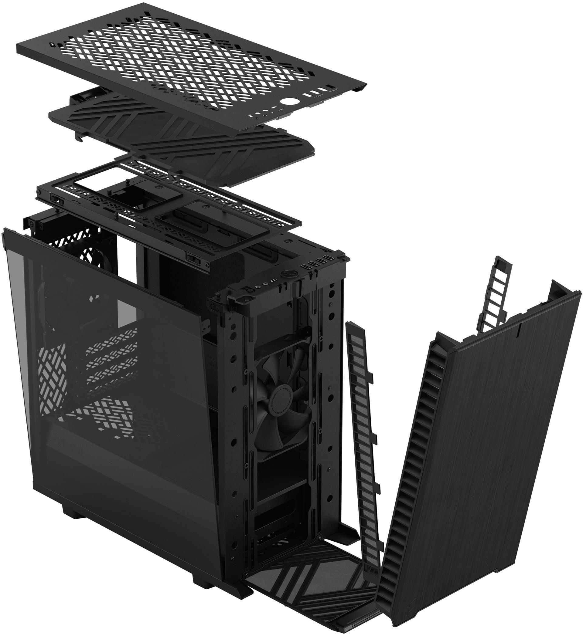 Fractal Design - Torre Micro-ATX Fractal Design Define 7 Mini Black TG Light Tint