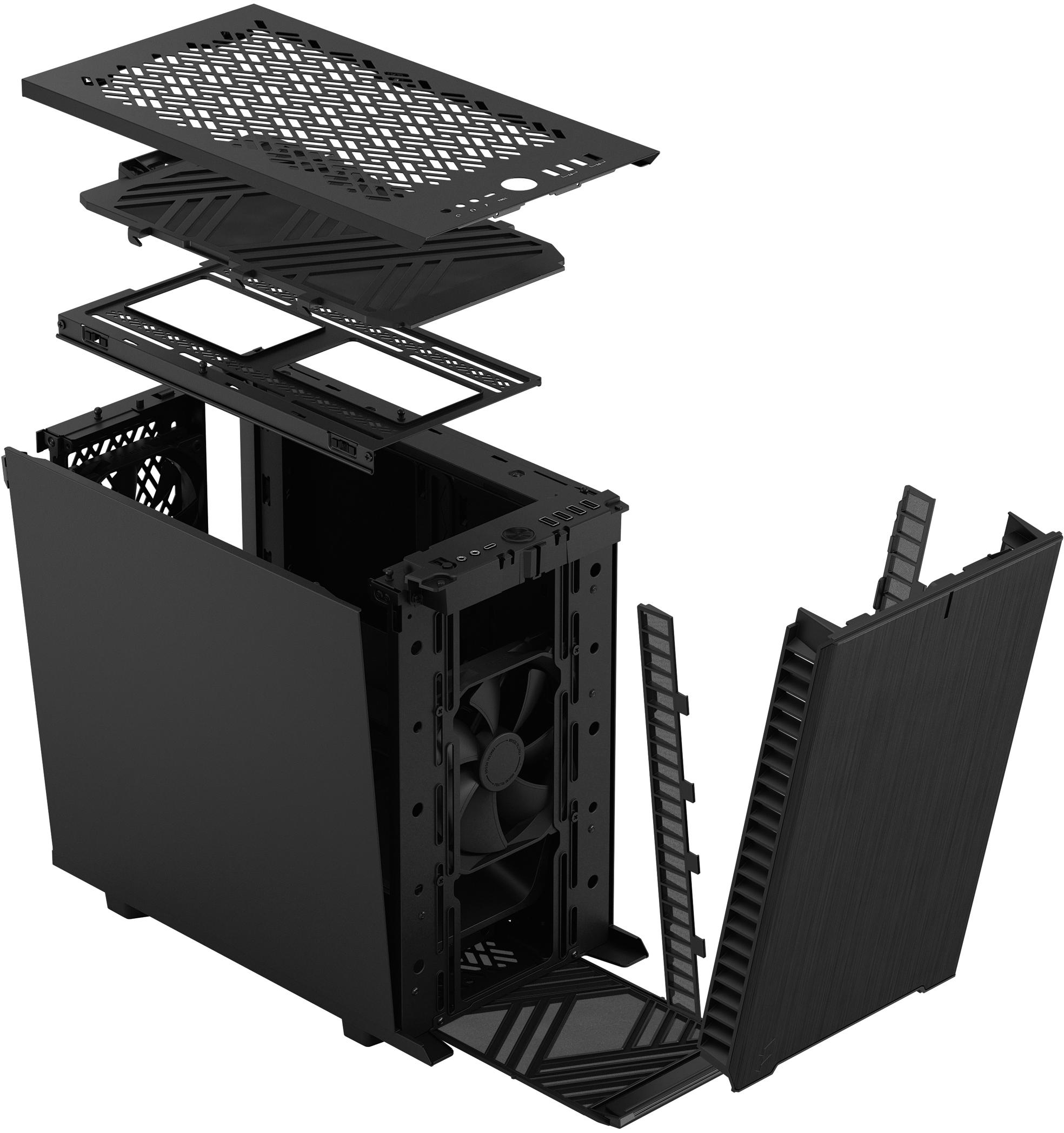 Fractal Design - Torre Mini-ITX Fractal Design Define 7 Nano Black Solid