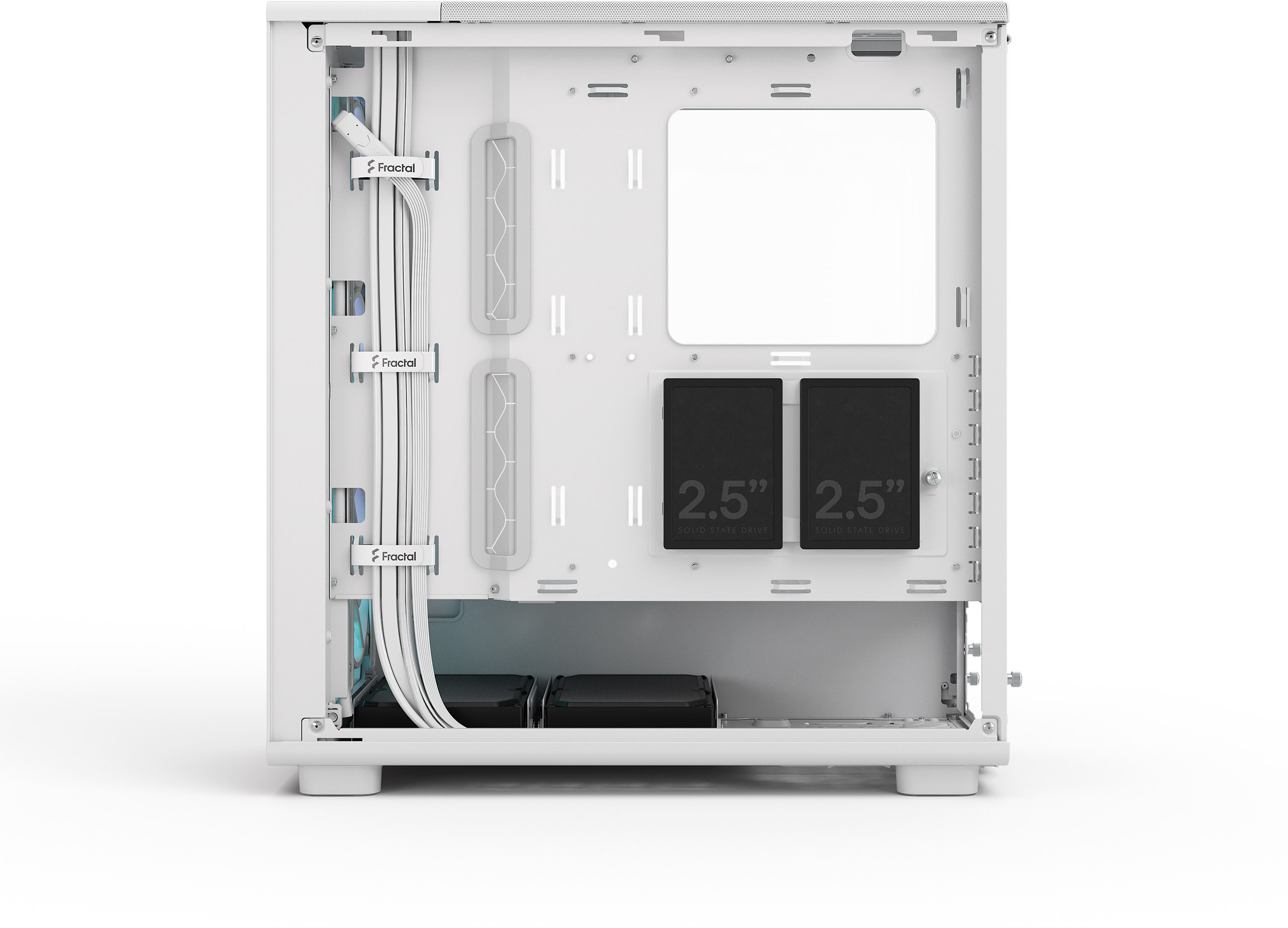 Fractal Design - Torre ATX Fractal Design Epoch White Tempered Glass RGB Light Tint