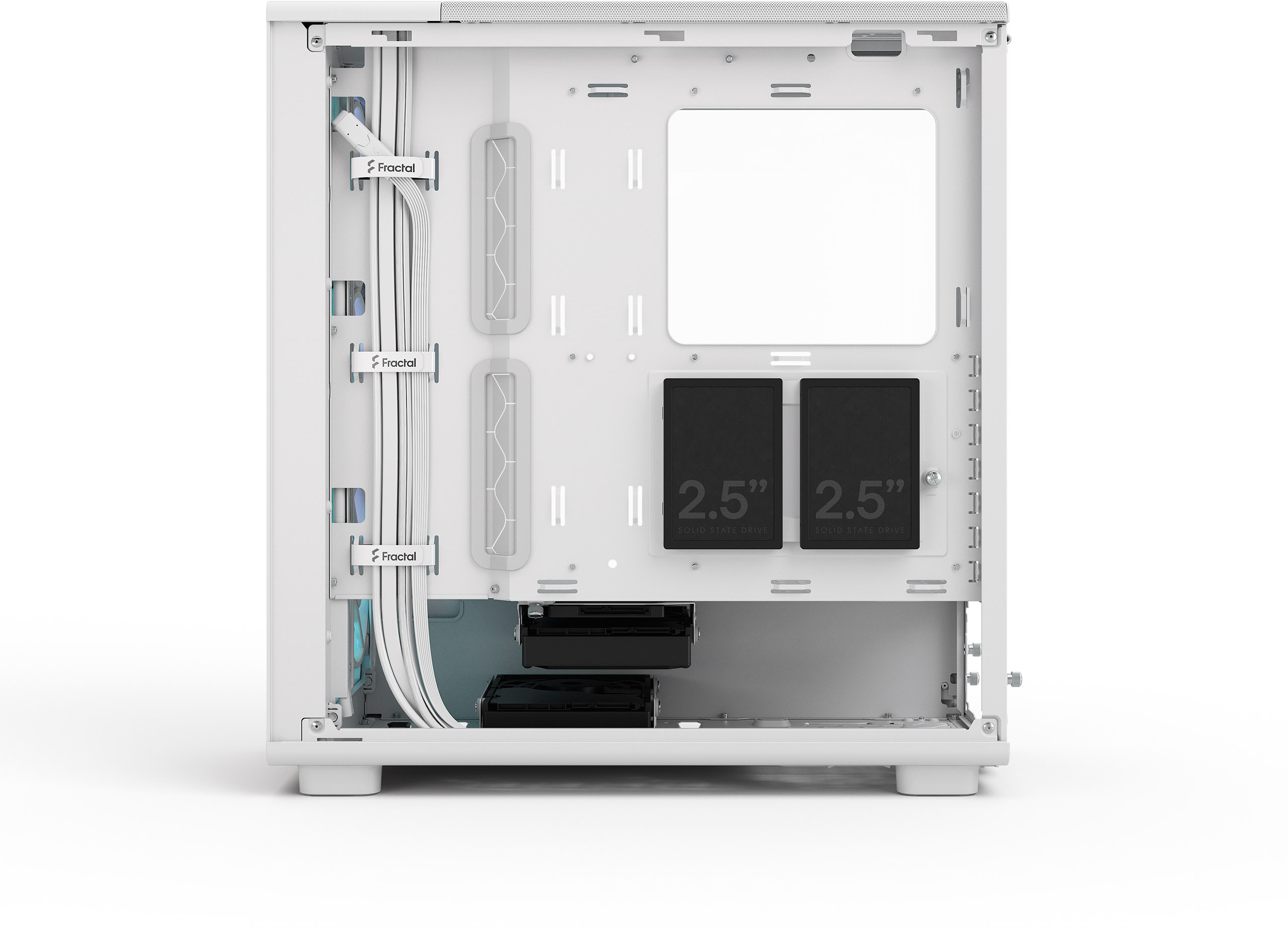 Fractal Design - Torre ATX Fractal Design Epoch White Tempered Glass RGB Light Tint