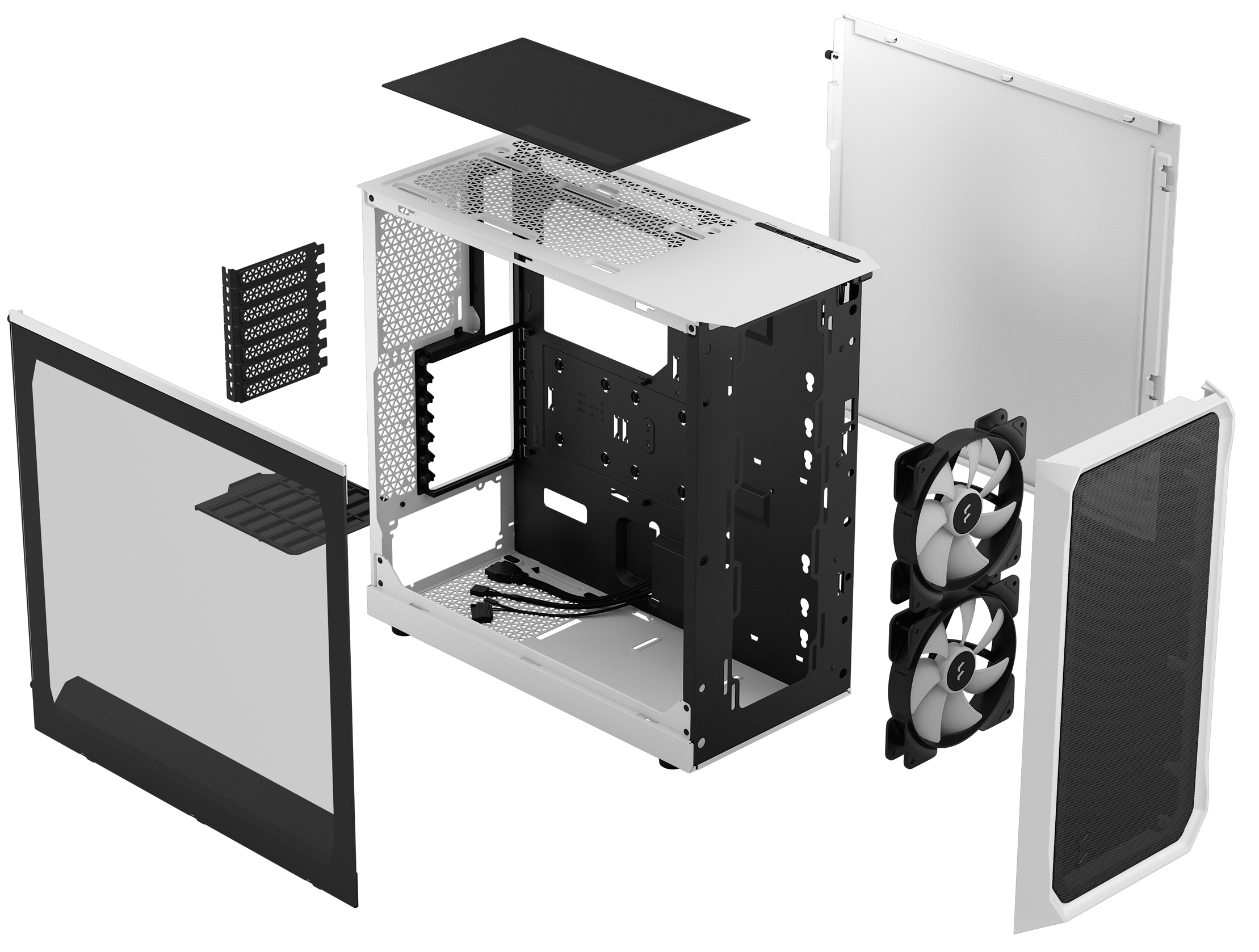 Fractal Design - Torre ATX Fractal Design Focus 2 White RGB