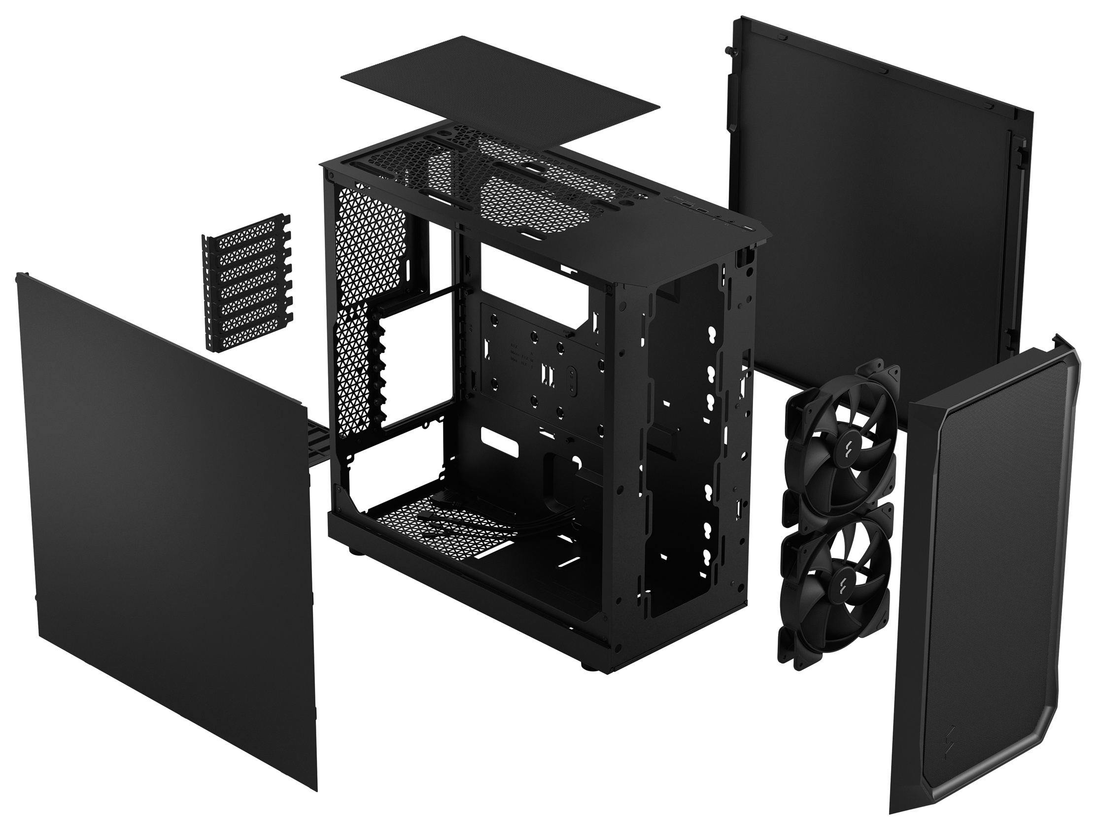 Fractal Design - Torre ATX Fractal Design Focus 2 Black Solid