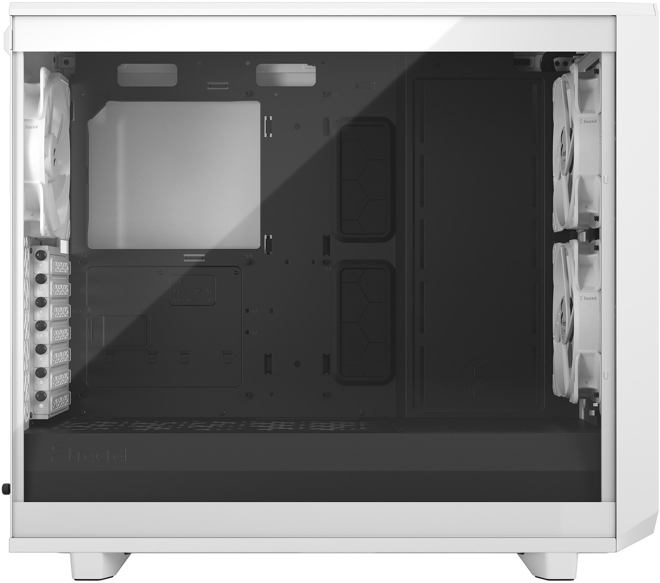 Fractal Design - Torre E-ATX Fractal Design Meshify 2 Lite White TG Clear Tint