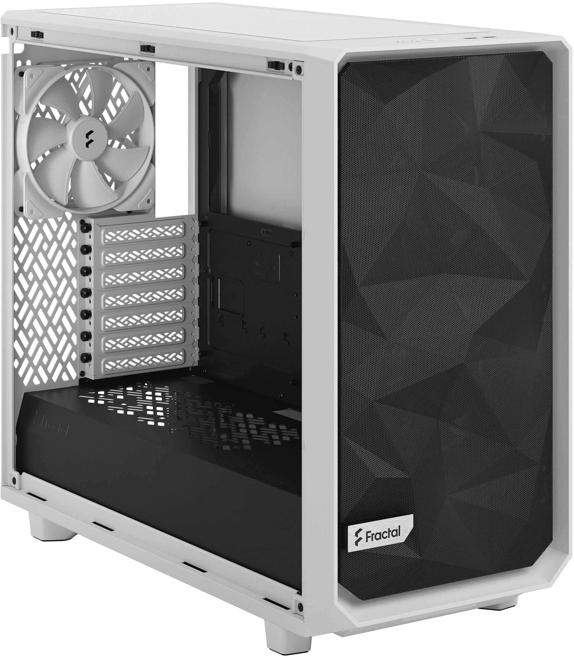 Fractal Design - Torre E-ATX Fractal Design Meshify 2 Lite White TG Clear Tint