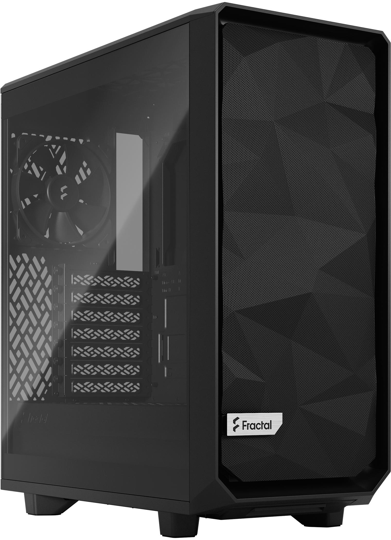 Fractal Design - Torre ATX Fractal Design Meshify 2 Compact Lite Black TG Light Tint