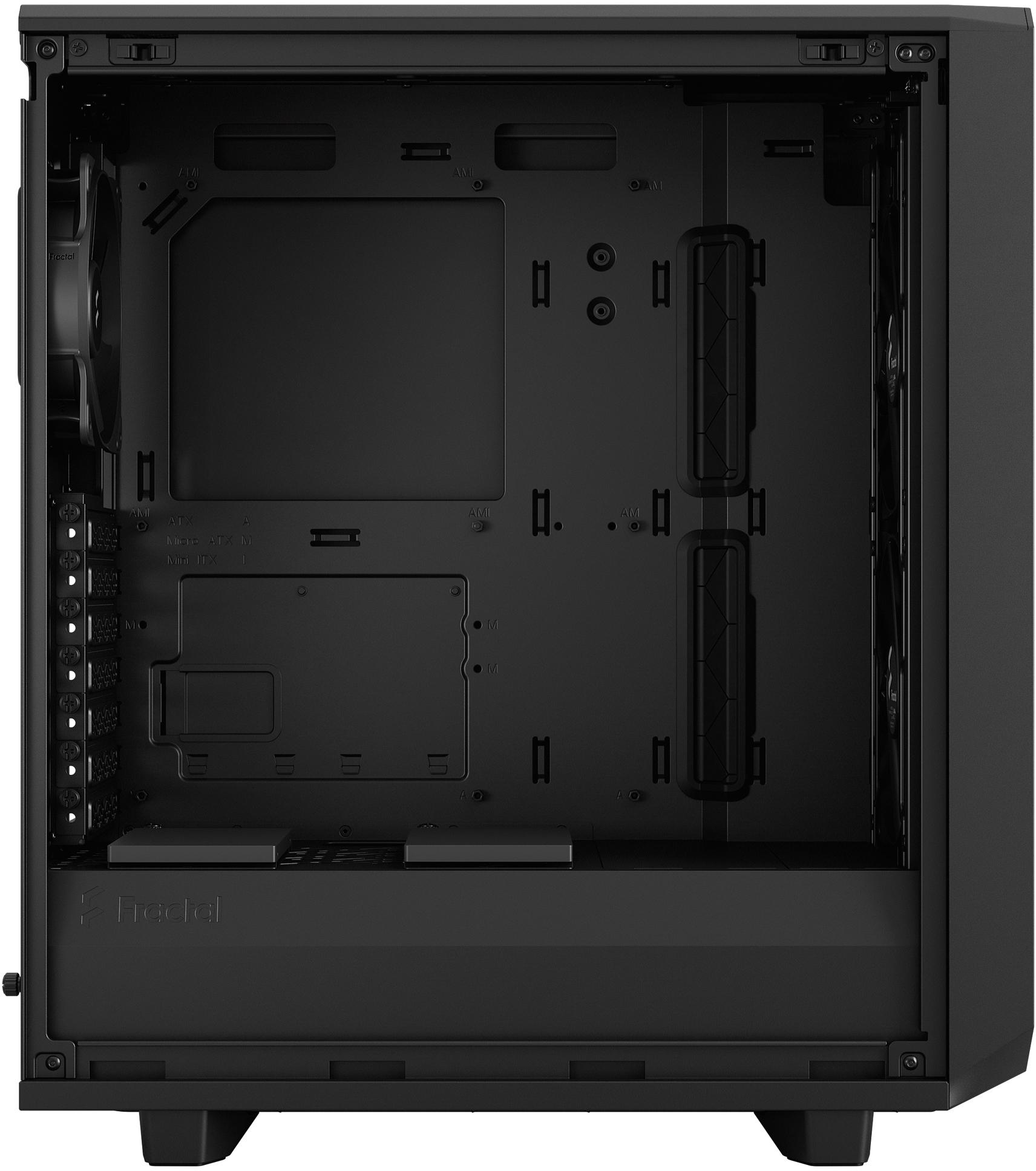 Fractal Design - Torre ATX Fractal Design Meshify 2 Compact Lite Black TG Light Tint