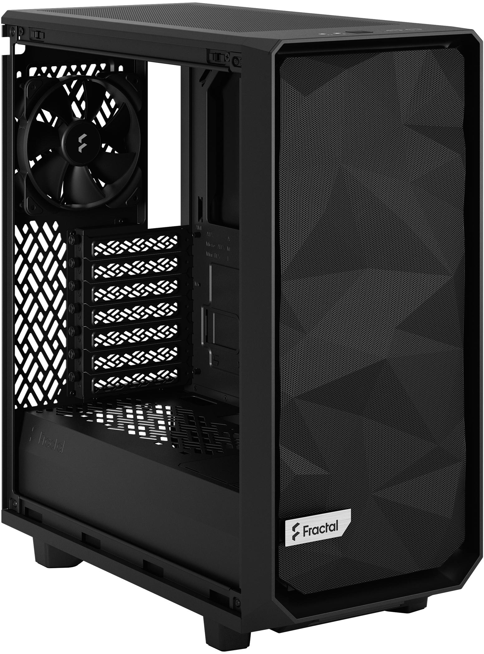 Fractal Design - Torre ATX Fractal Design Meshify 2 Compact Lite Black TG Light Tint