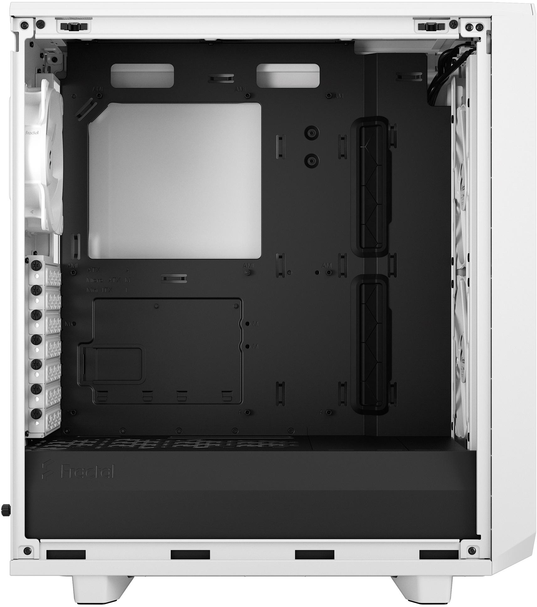 Fractal Design - Torre ATX Fractal Design Meshify 2 Compact Lite White TG Clear