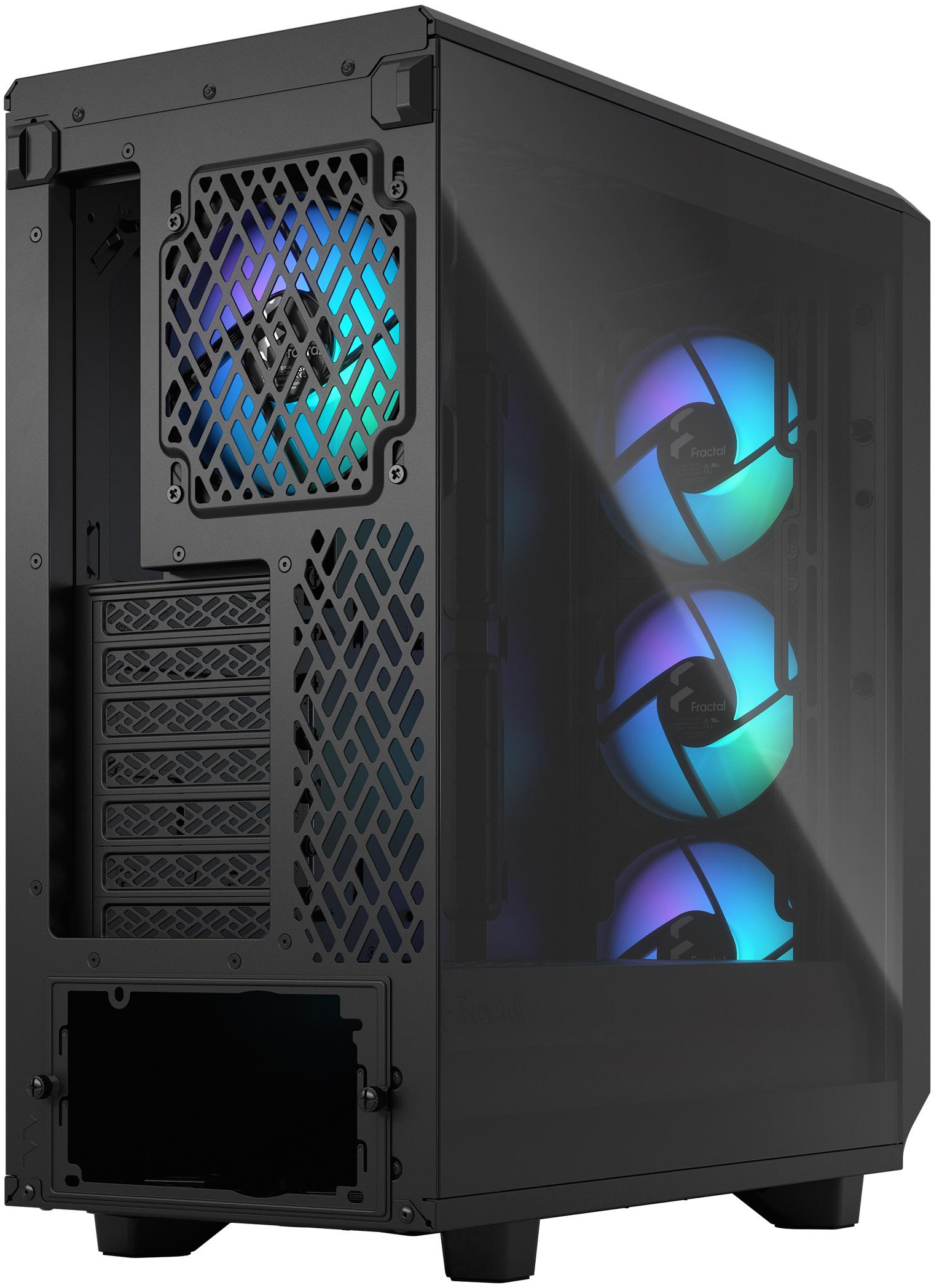 Fractal Design - Torre ATX Fractal Design Meshify 2 Compact Lite RGB Black TG Light Tint