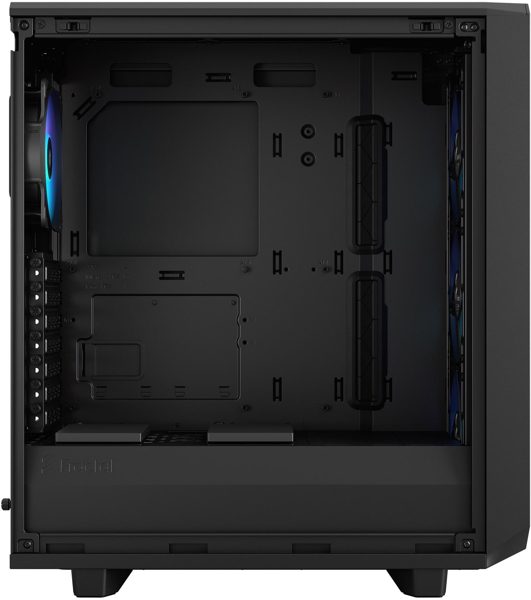 Fractal Design - Torre ATX Fractal Design Meshify 2 Compact Lite RGB Black TG Light Tint