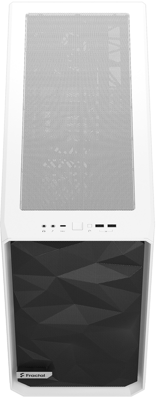 Fractal Design - Torre E-ATX Fractal Design Meshify 2 Blanco Templado Clear Tint