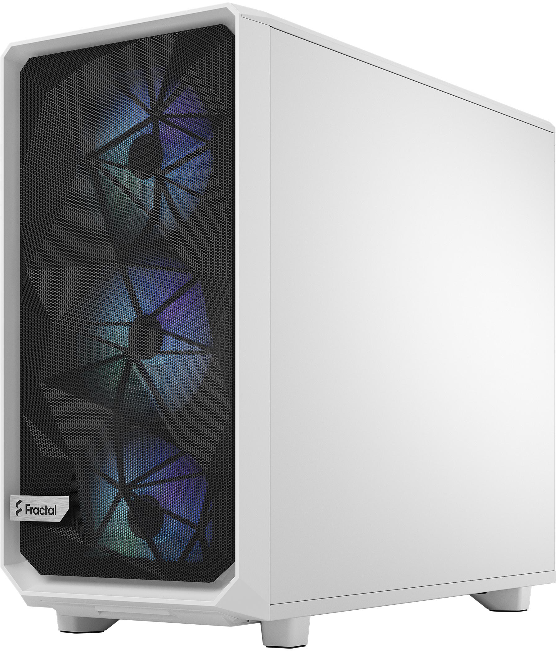 Fractal Design - Torre E-ATX Fractal Design Meshify 2 RGB White TG Clear Tint