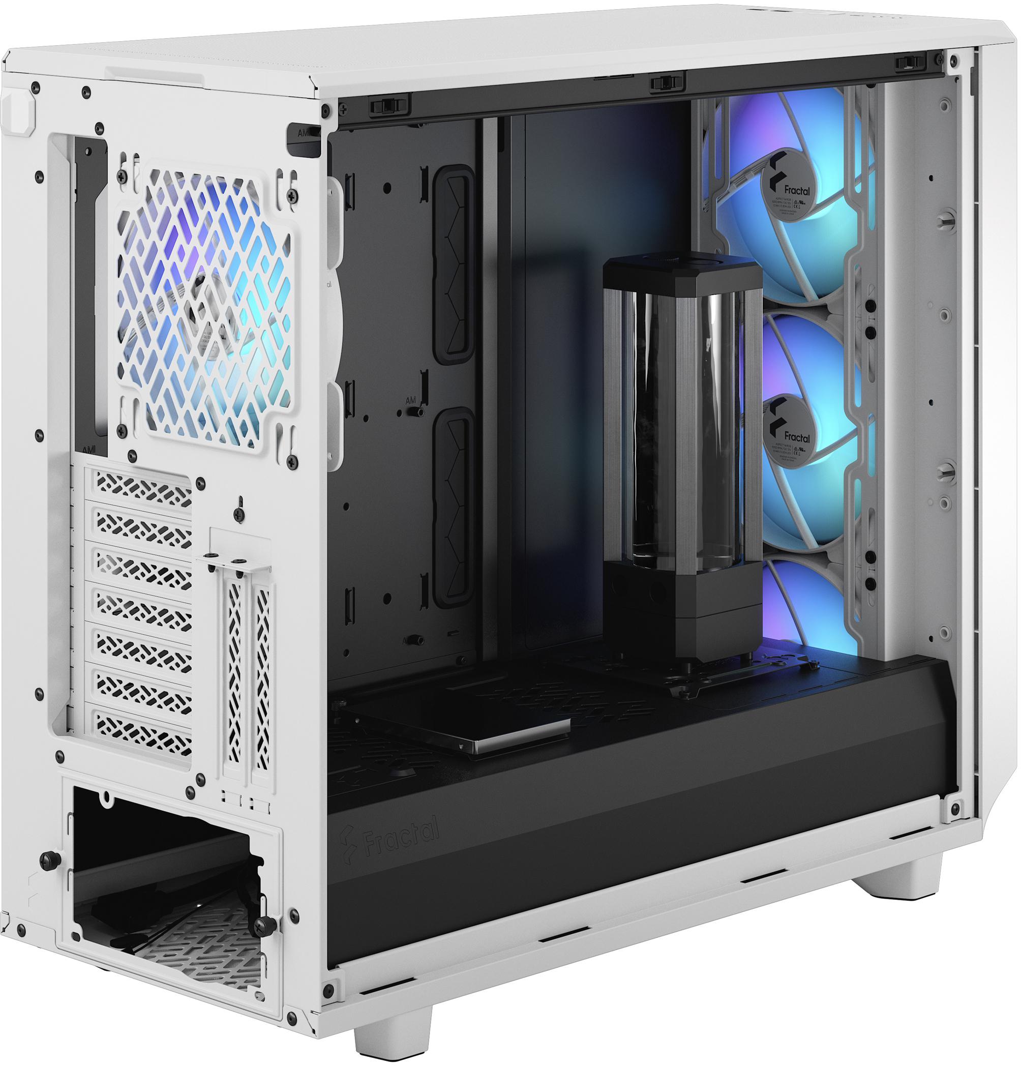 Fractal Design - Torre E-ATX Fractal Design Meshify 2 RGB White TG Clear Tint