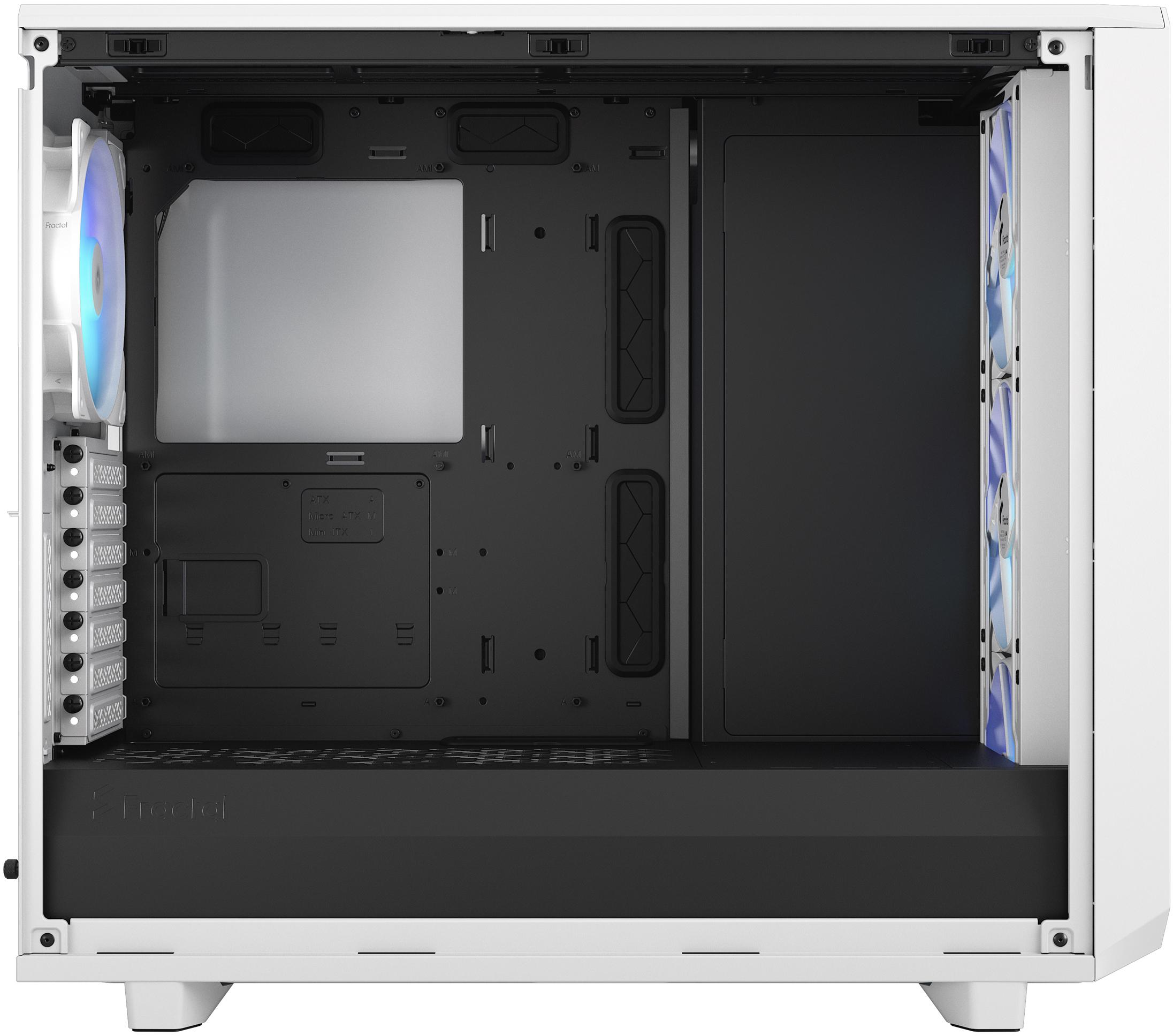 Fractal Design - Torre E-ATX Fractal Design Meshify 2 RGB White TG Clear Tint