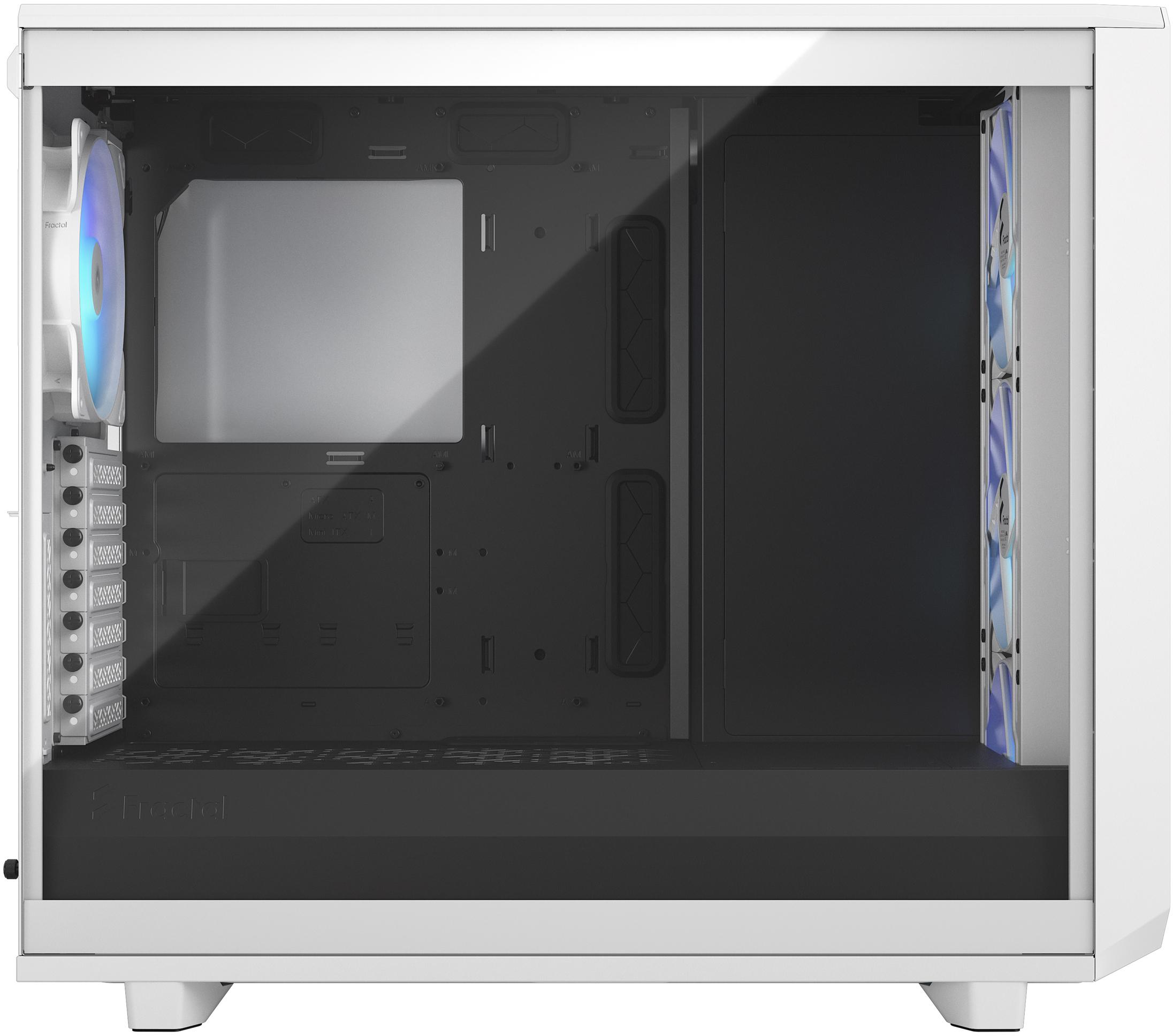 Fractal Design - Torre E-ATX Fractal Design Meshify 2 RGB White TG Clear Tint