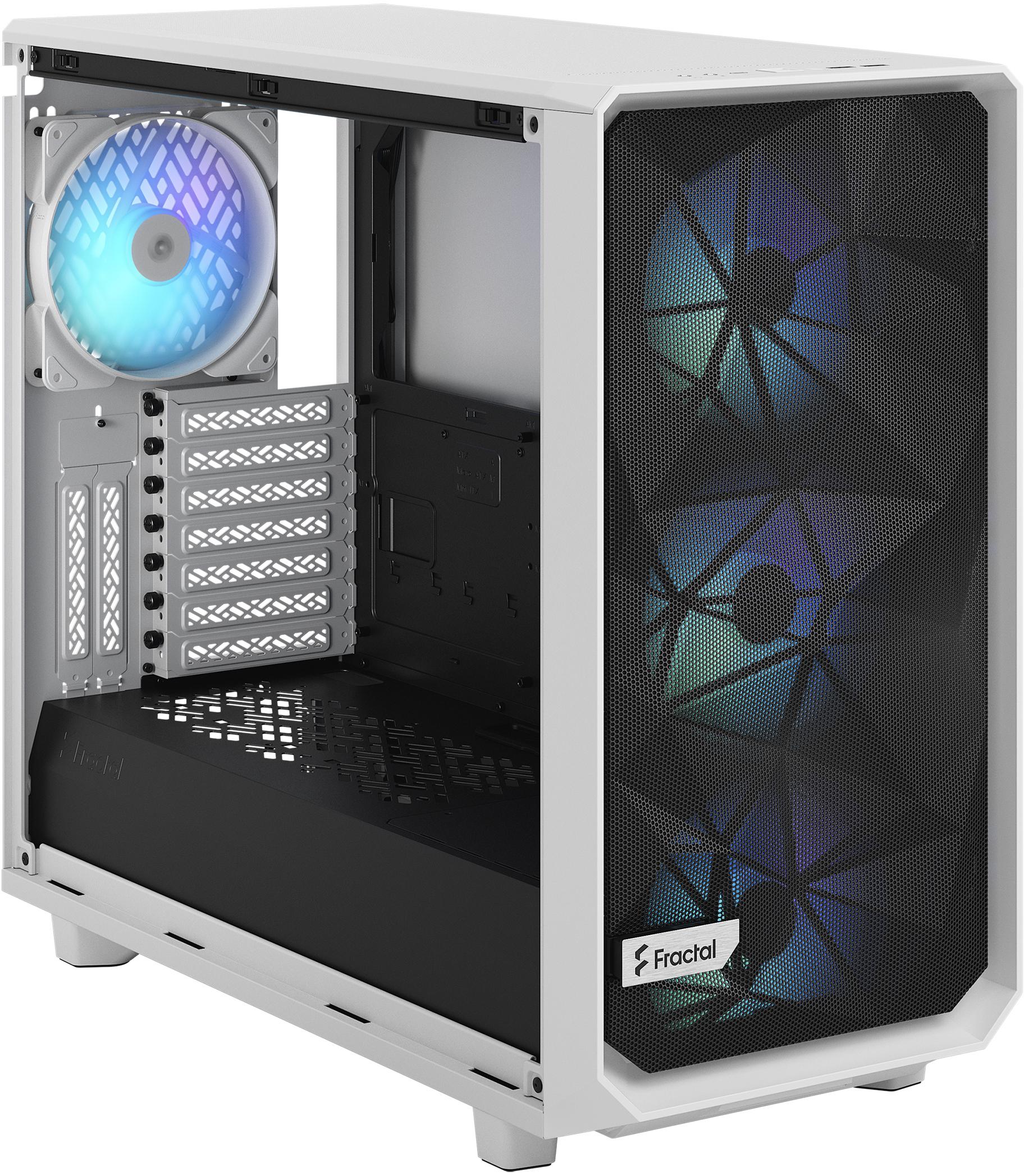 Fractal Design - Torre E-ATX Fractal Design Meshify 2 RGB White TG Clear Tint