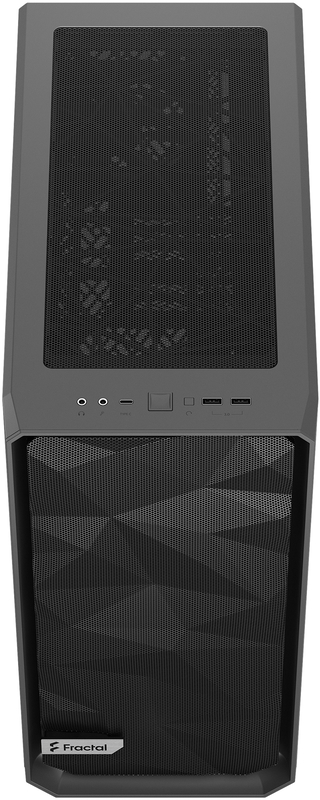 Fractal Design - Torre ATX Fractal Design Meshify 2 Compact Gray Cristal Templado Light Tint