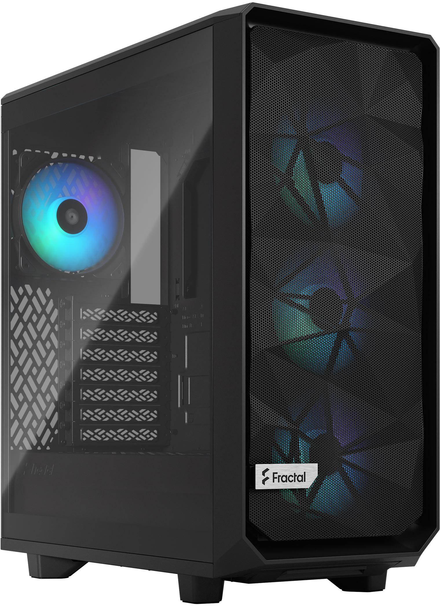 Fractal Design - Torre ATX Fractal Design Meshify 2 Compact RGB Black TG Light Tint