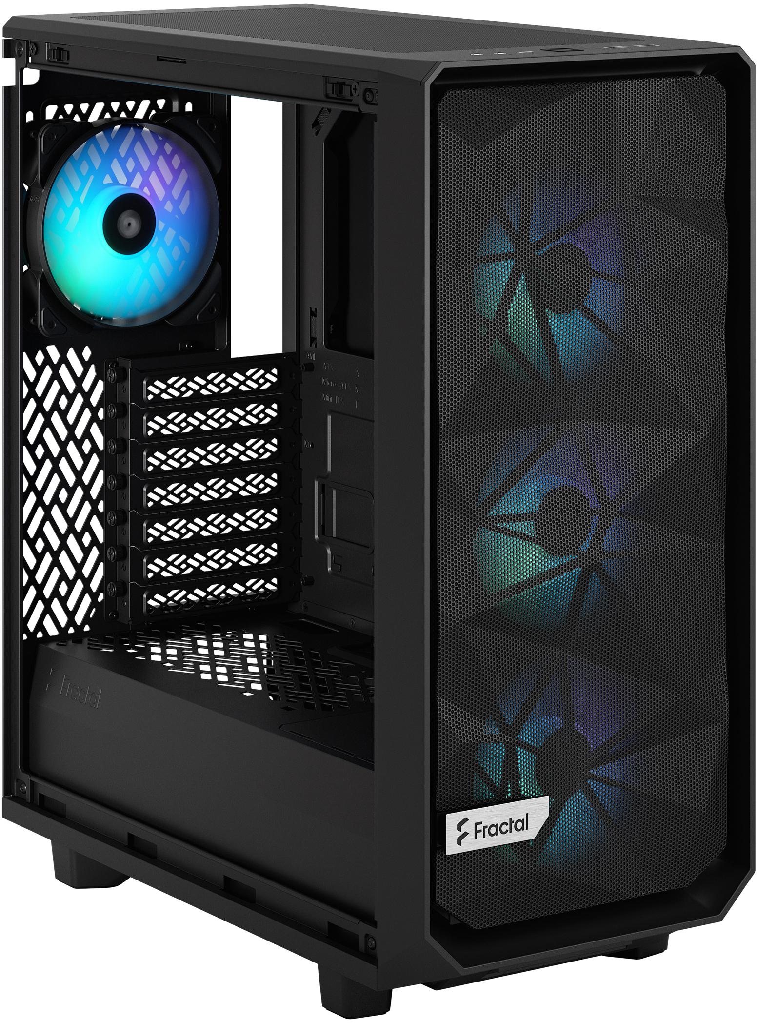 Fractal Design - Torre ATX Fractal Design Meshify 2 Compact RGB Black TG Light Tint