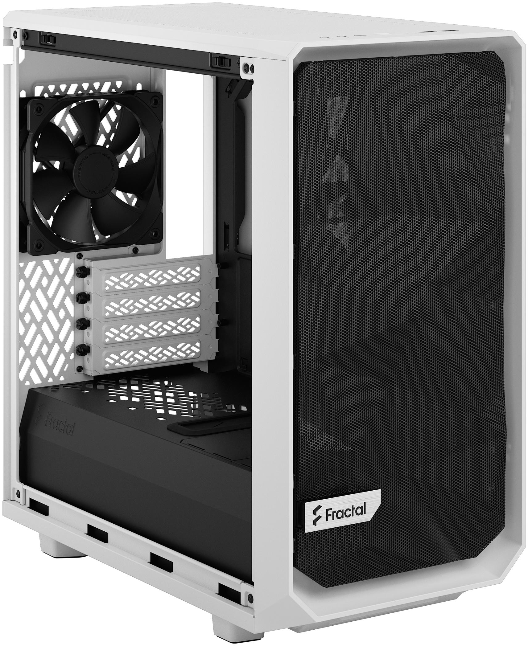 Fractal Design - Torre Micro-ATX Fractal Design Meshify 2 Mini White TG Clear Tint