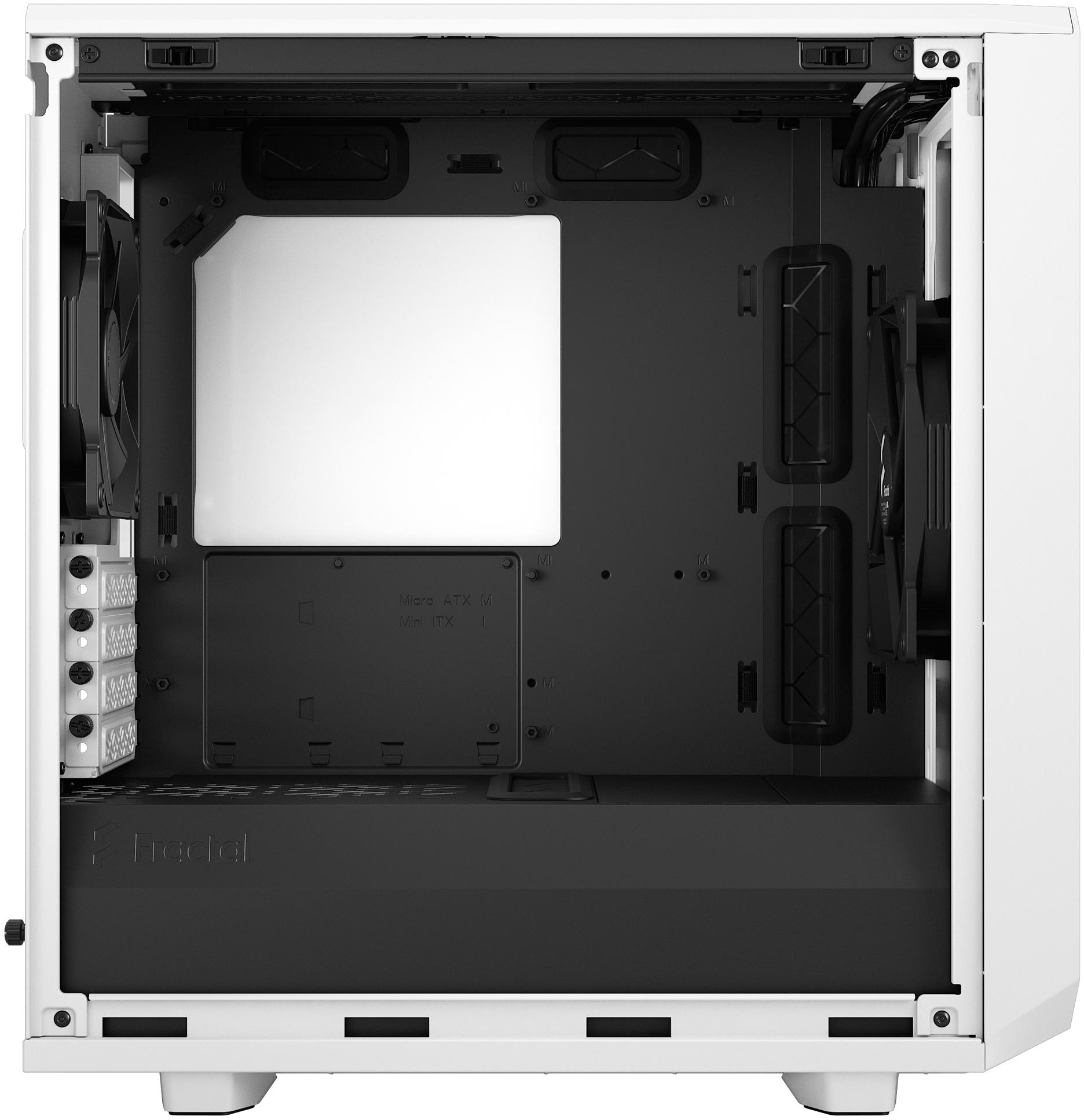 Fractal Design - Torre Micro-ATX Fractal Design Meshify 2 Mini White TG Clear Tint