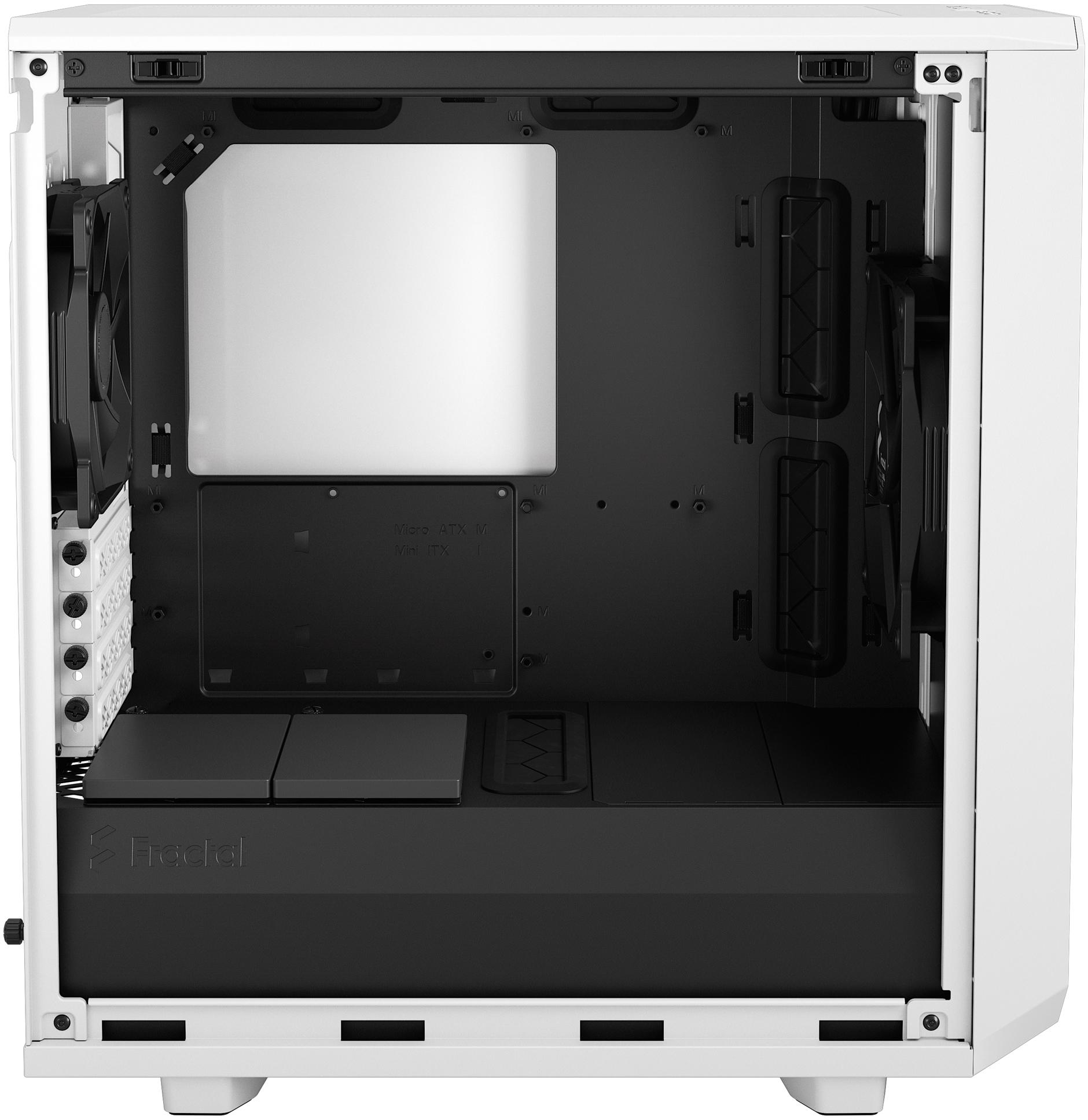 Fractal Design - Torre Micro-ATX Fractal Design Meshify 2 Mini White TG Clear Tint