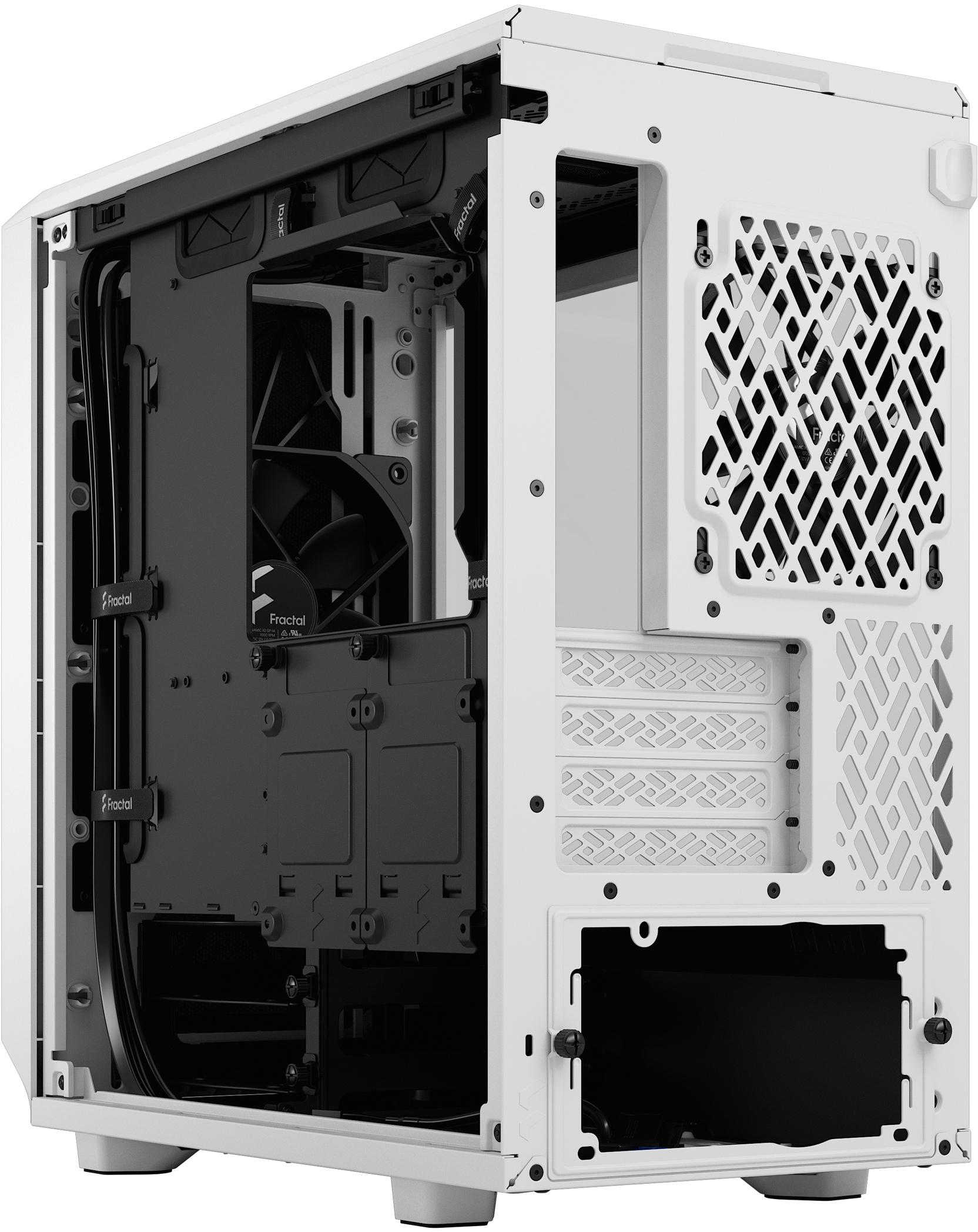 Fractal Design - Torre Micro-ATX Fractal Design Meshify 2 Mini White TG Clear Tint