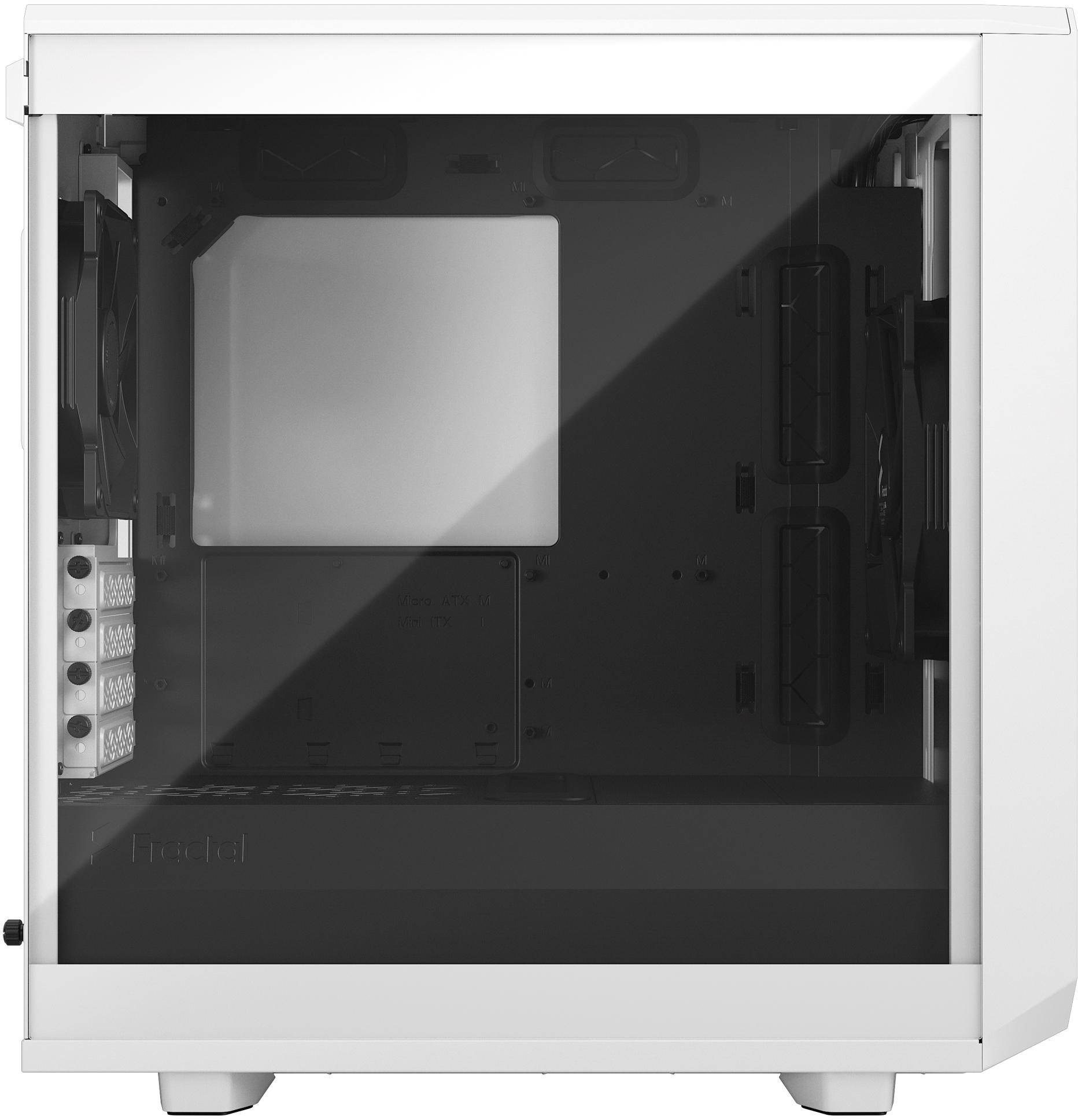 Fractal Design - Torre Micro-ATX Fractal Design Meshify 2 Mini White TG Clear Tint