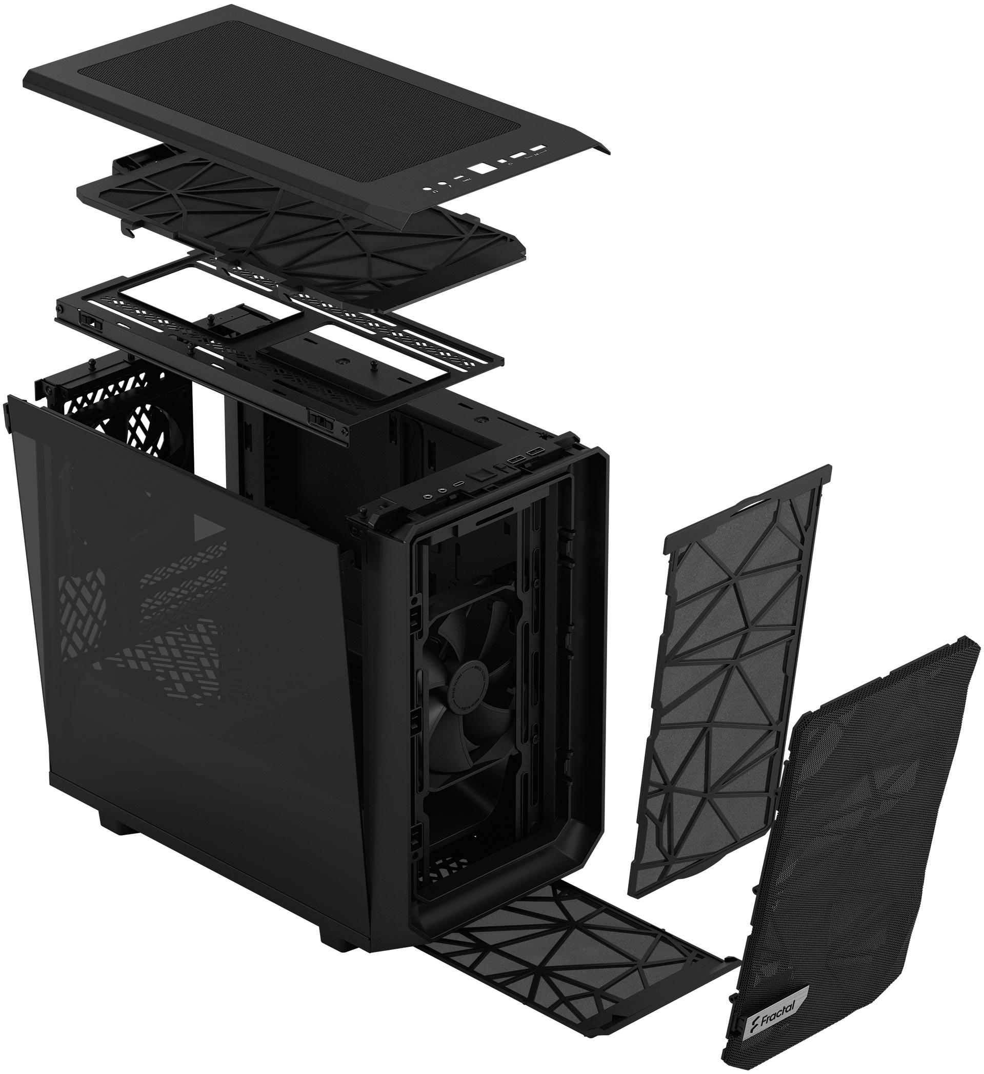 Fractal Design - Torre Mini-ITX Fractal Design Meshify 2 Nano Black TG Dark Tint