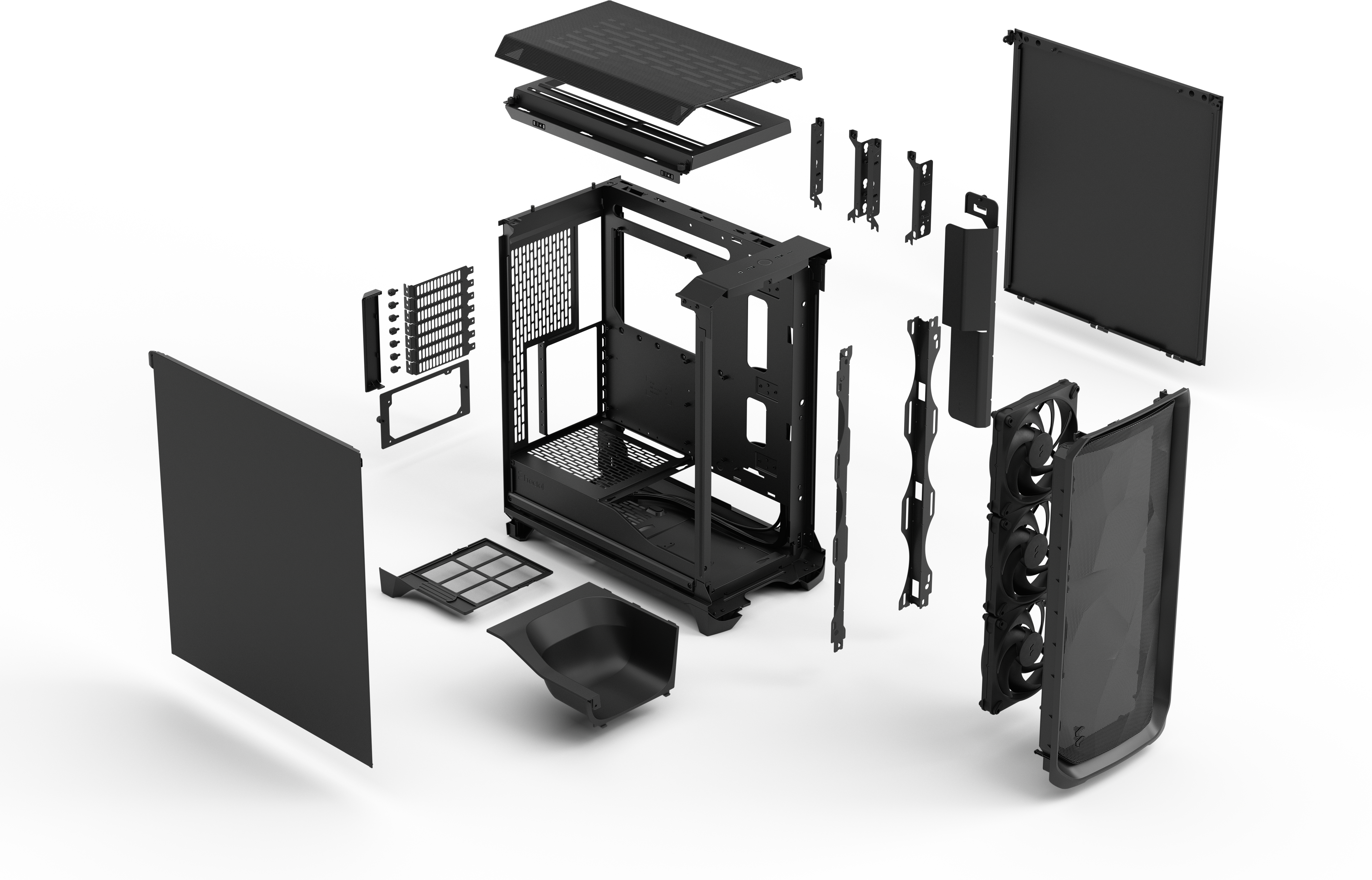 Fractal Design - Torre E-ATX Fractal Design Meshify 3 Negro Solid