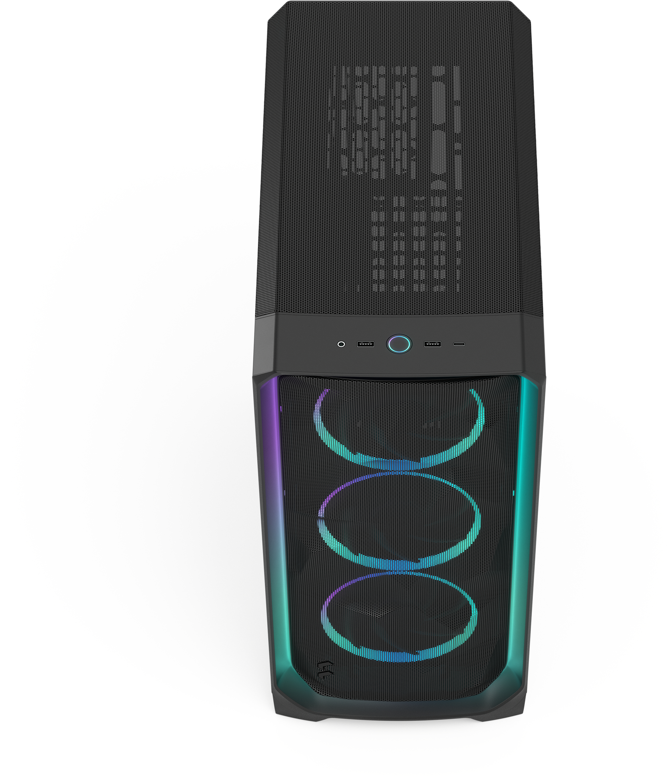 Fractal Design - Torre E-ATX Fractal Design Meshify 3 Ambience Pro RGB Negra TG Light Tint