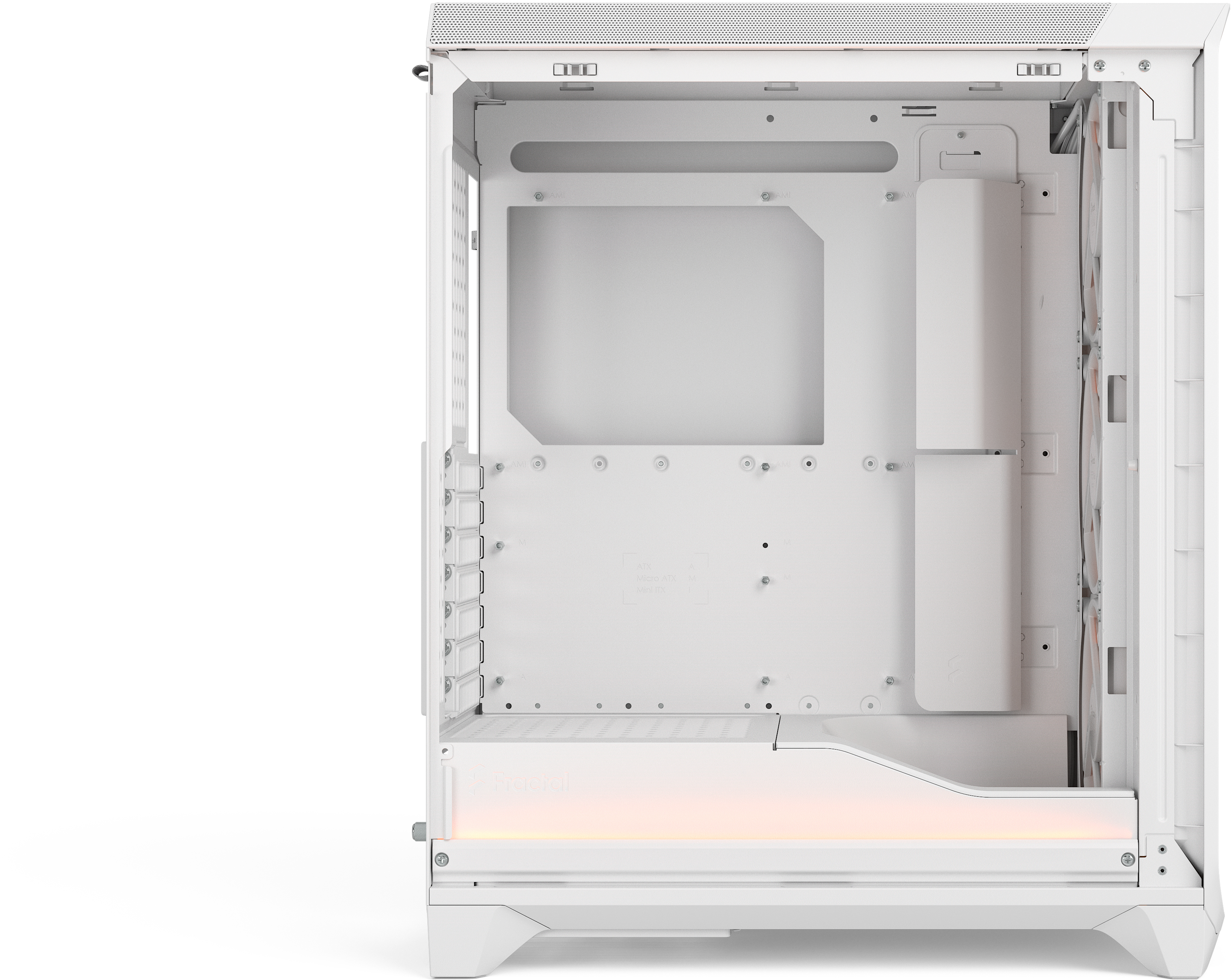 Fractal Design - Torre E-ATX Fractal Design Meshify 3 Ambience Pro RGB Blanca TG Clear Tint