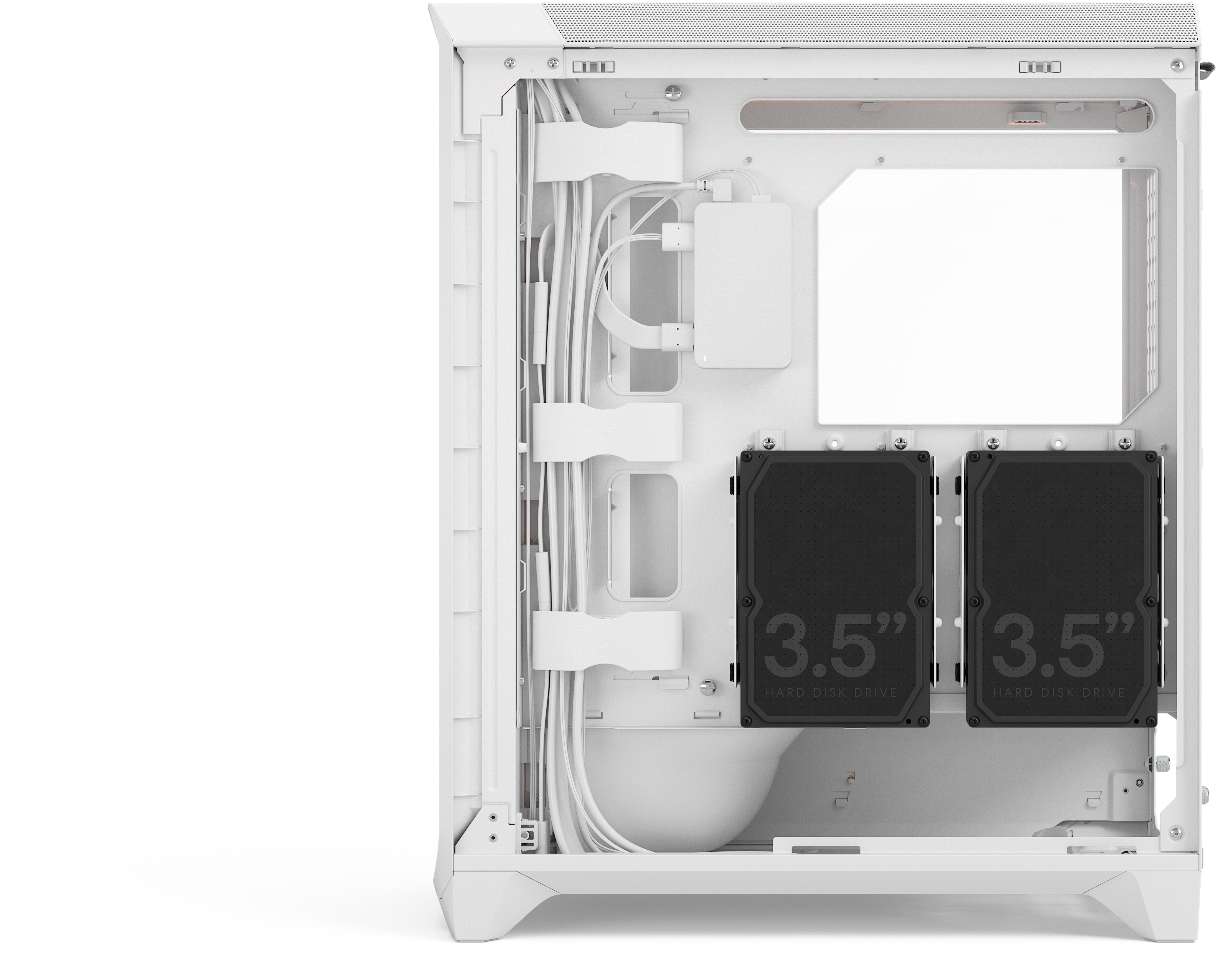 Fractal Design - Torre E-ATX Fractal Design Meshify 3 Ambience Pro RGB Blanca TG Clear Tint