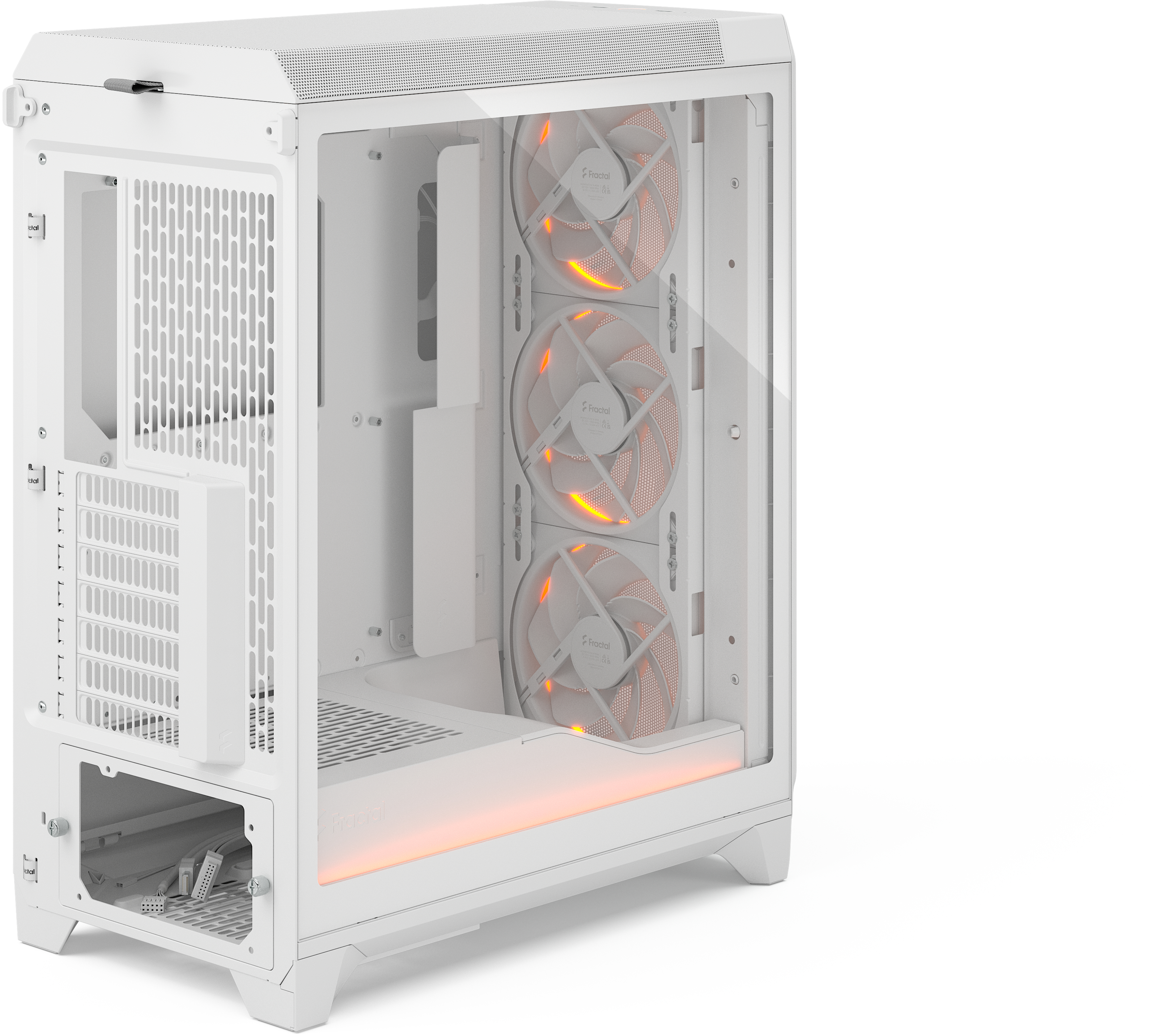Fractal Design - Torre E-ATX Fractal Design Meshify 3 Ambience Pro RGB Blanca TG Clear Tint