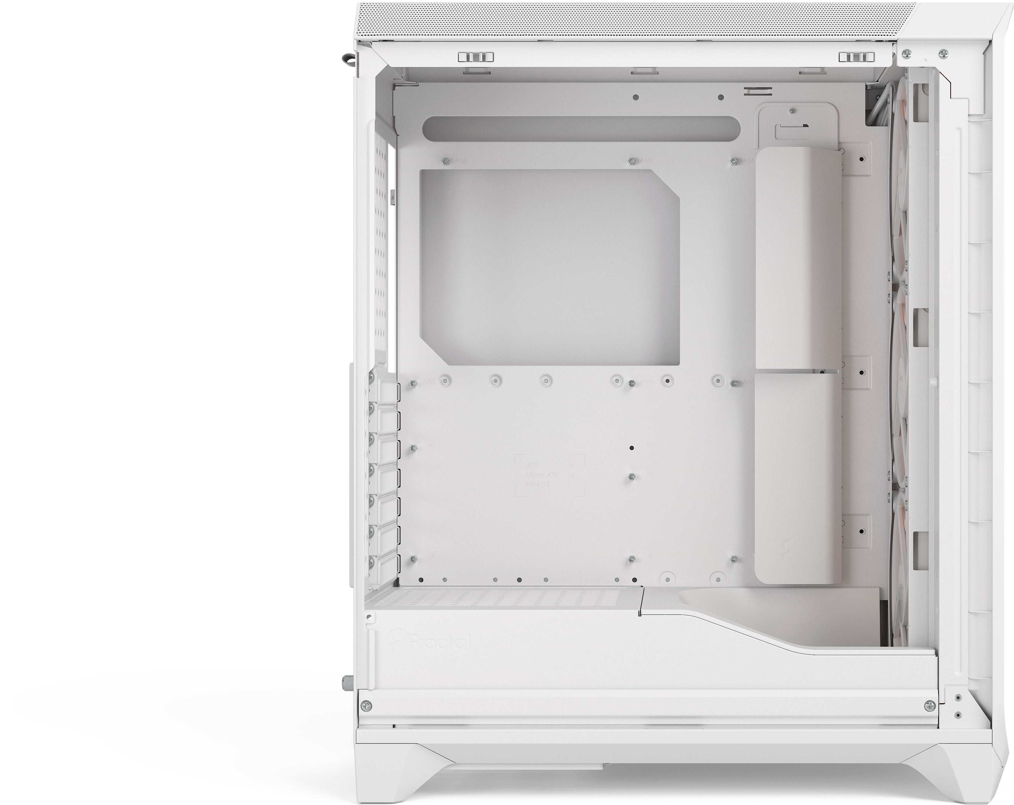 Fractal Design - Torre E-ATX Fractal Design Meshify 3 Blanca RGB TG Light Tint