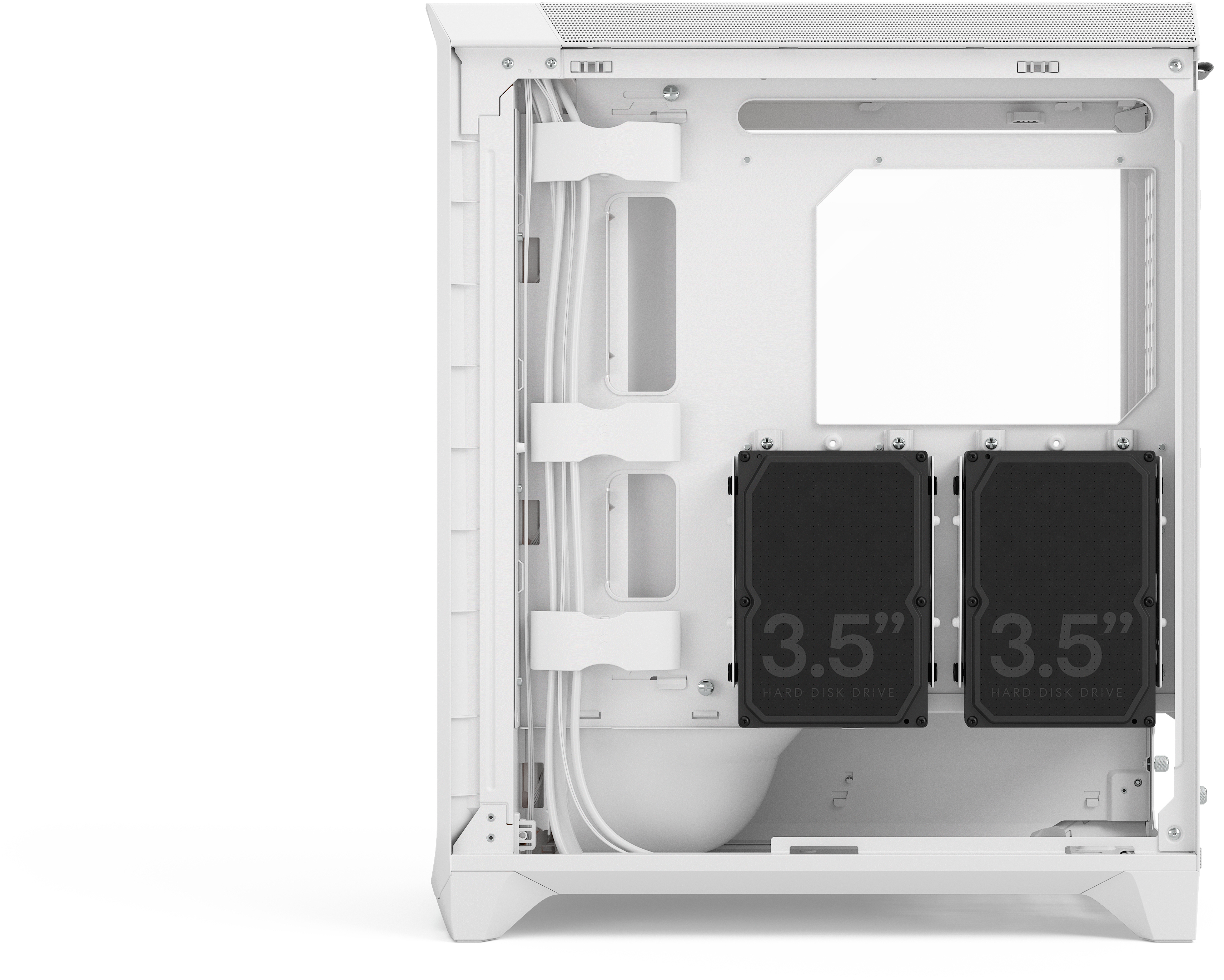 Fractal Design - Torre E-ATX Fractal Design Meshify 3 Blanca RGB TG Light Tint