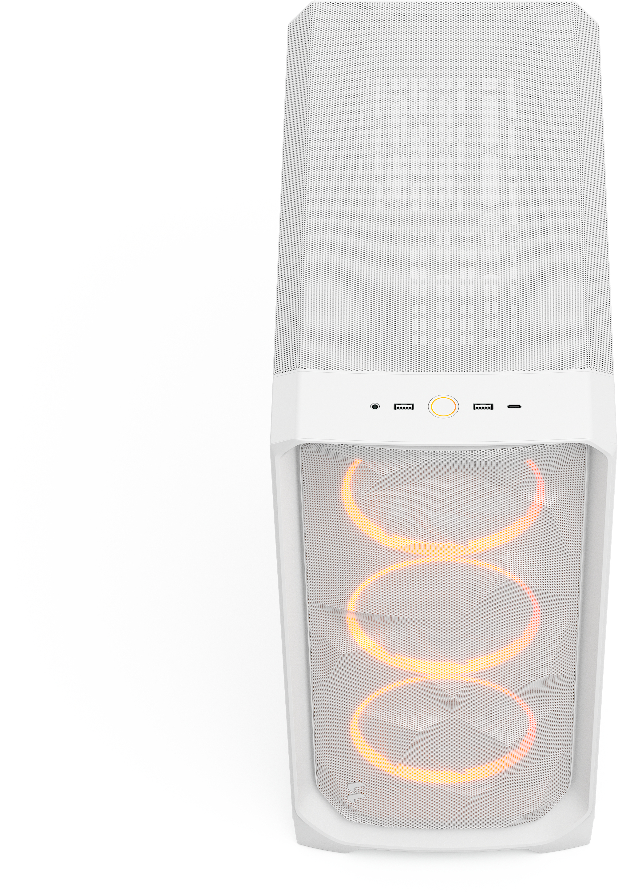 Fractal Design - Torre E-ATX Fractal Design Meshify 3 Blanca RGB TG Light Tint