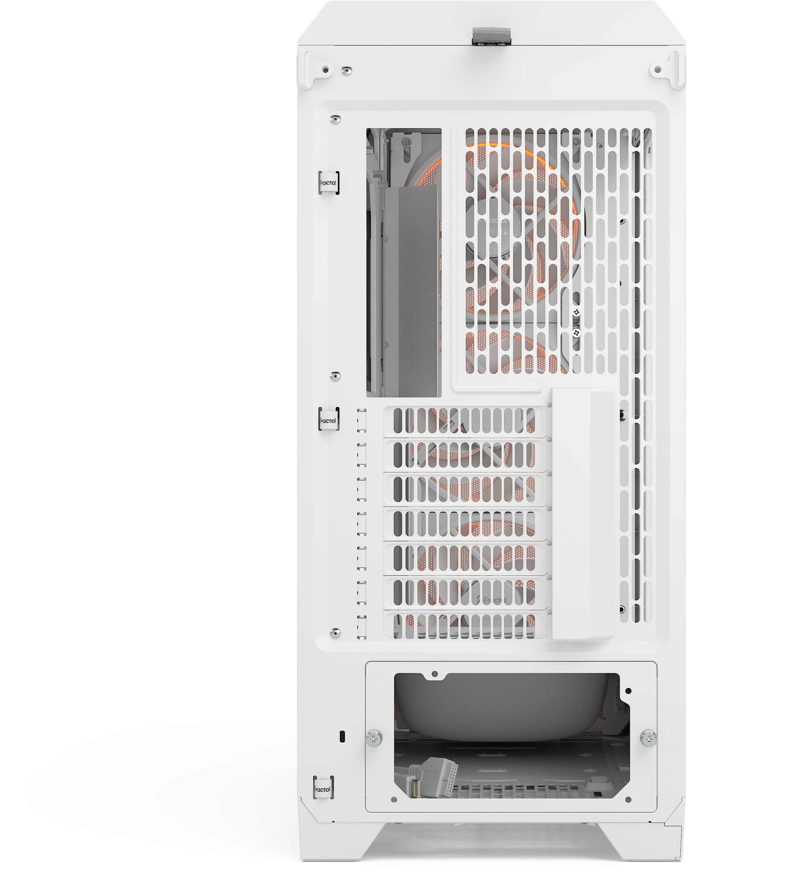 Fractal Design - Torre E-ATX Fractal Design Meshify 3 Blanca RGB TG Light Tint