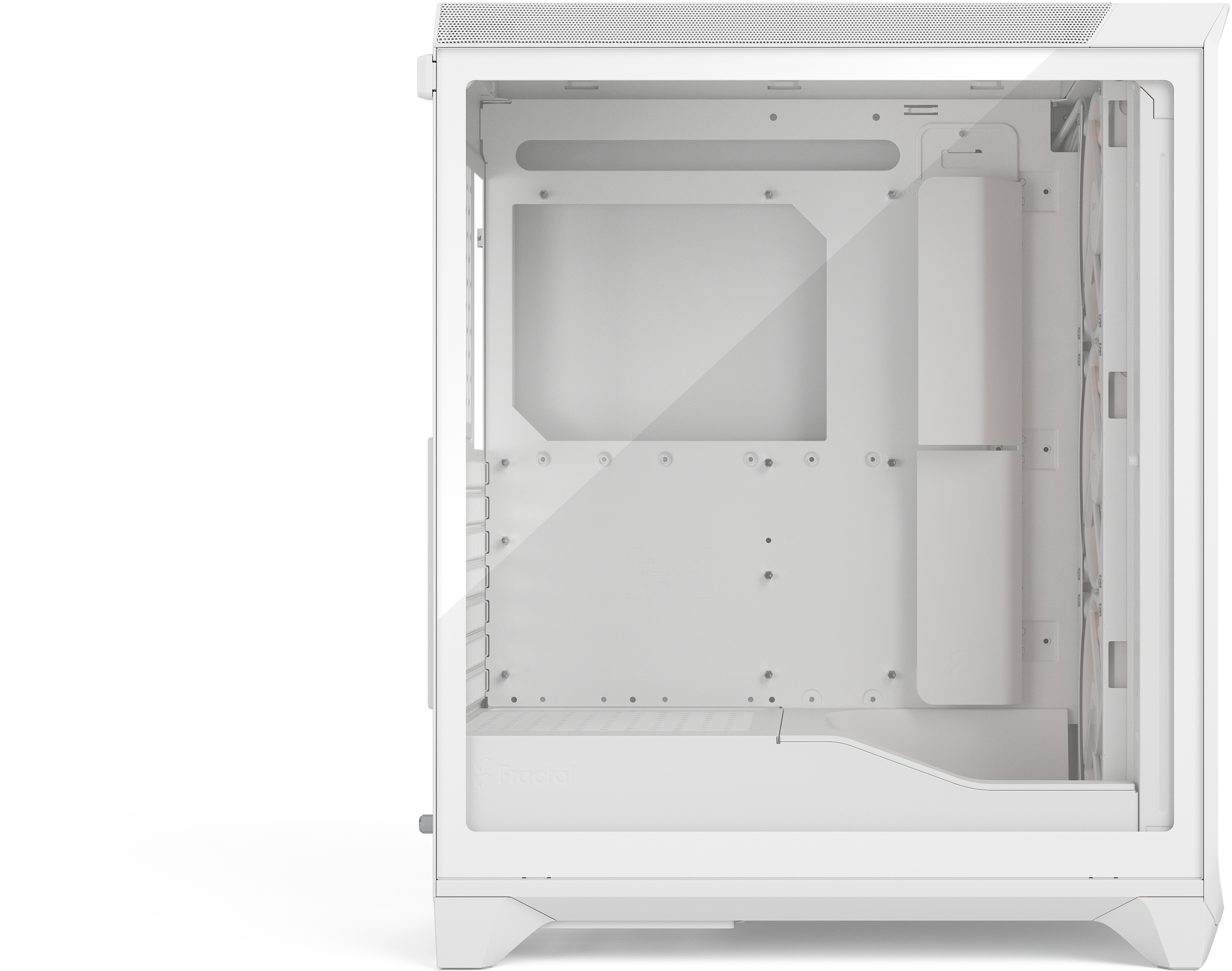 Fractal Design - Torre E-ATX Fractal Design Meshify 3 Blanca RGB TG Light Tint