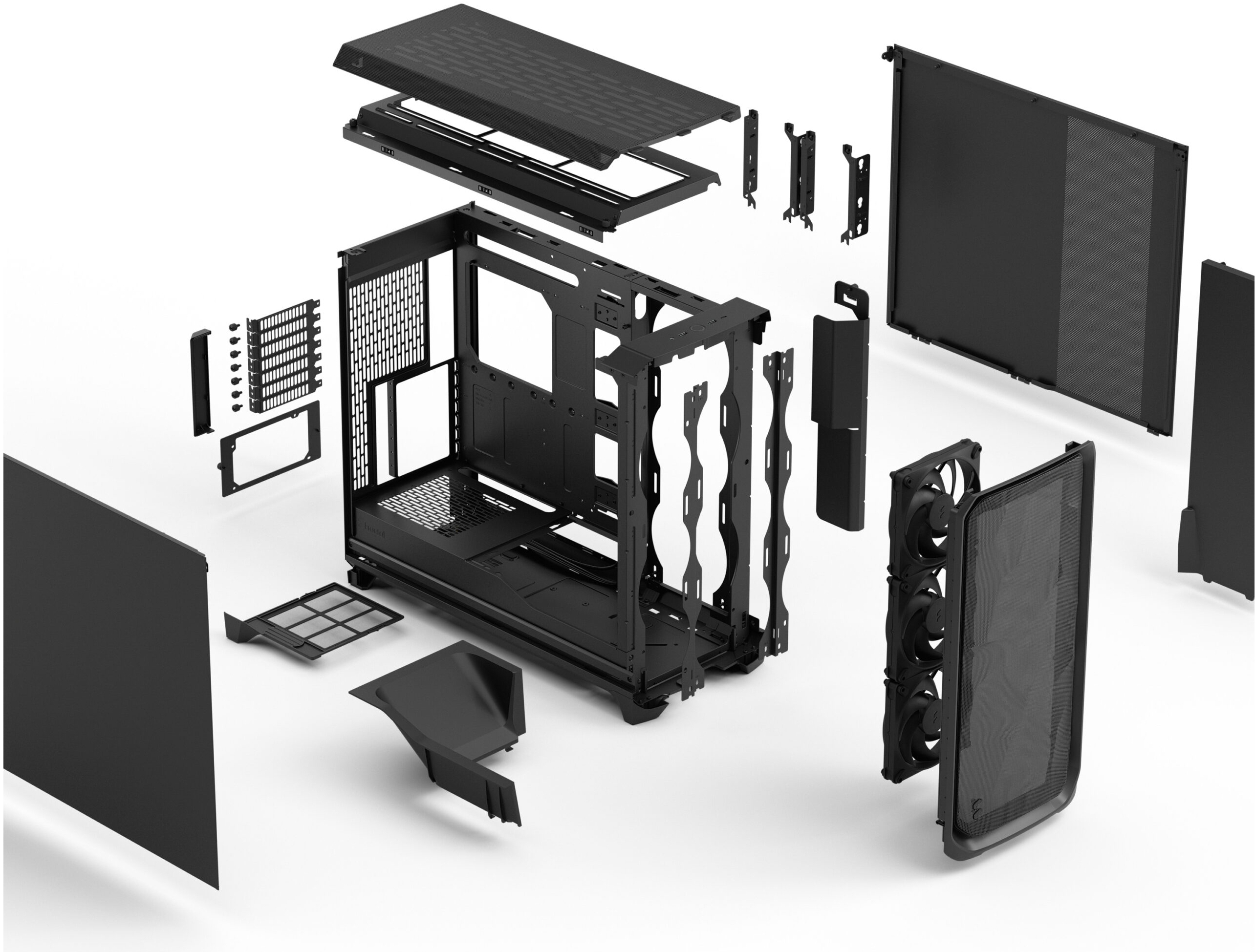 Fractal Design - Torre E-ATX Fractal Design Meshify 3 XL Negra Solid