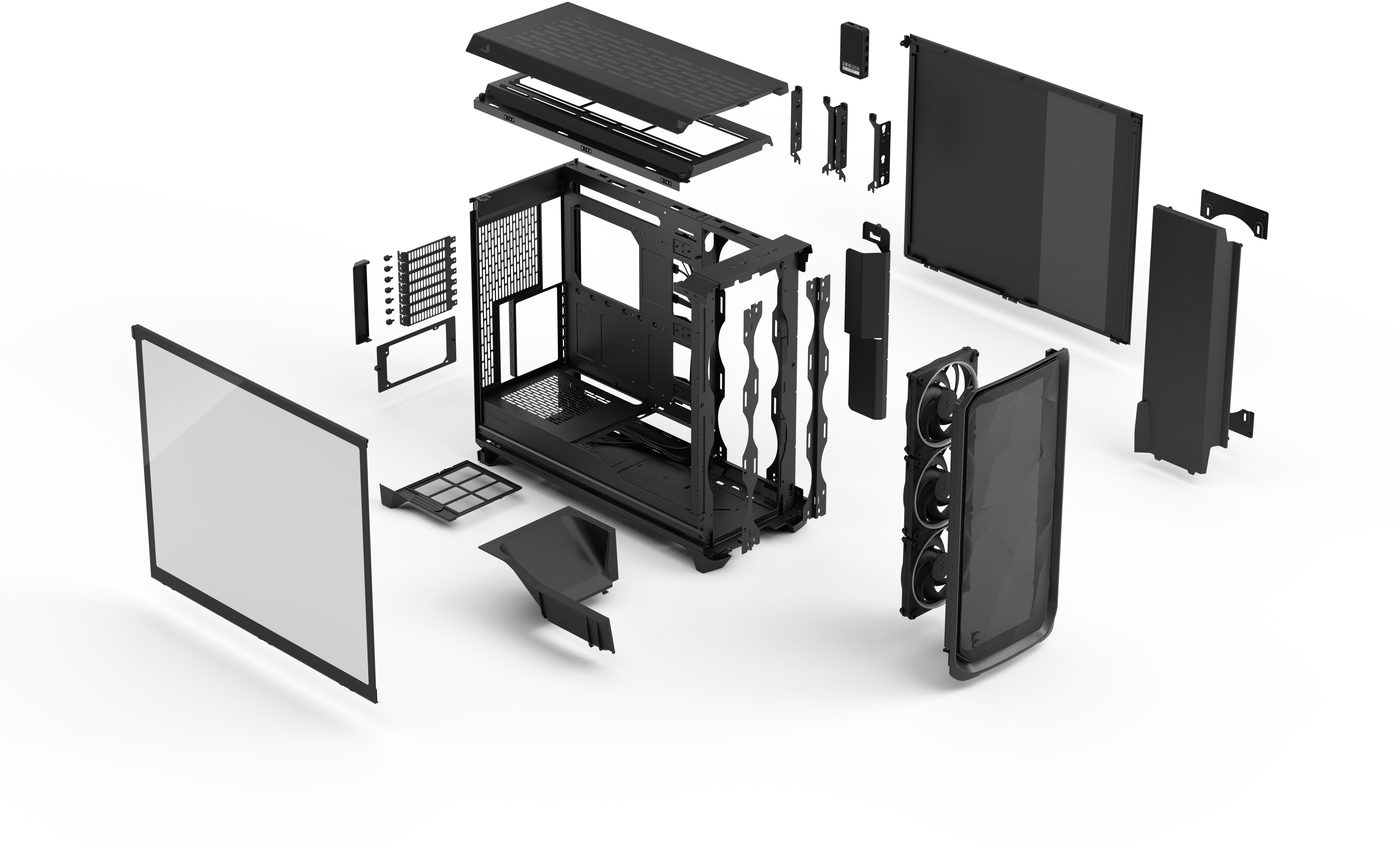 Fractal Design - Torre E-ATX Fractal Design Meshify 3 XL Ambience Pro RGB Negra TG Light Tint