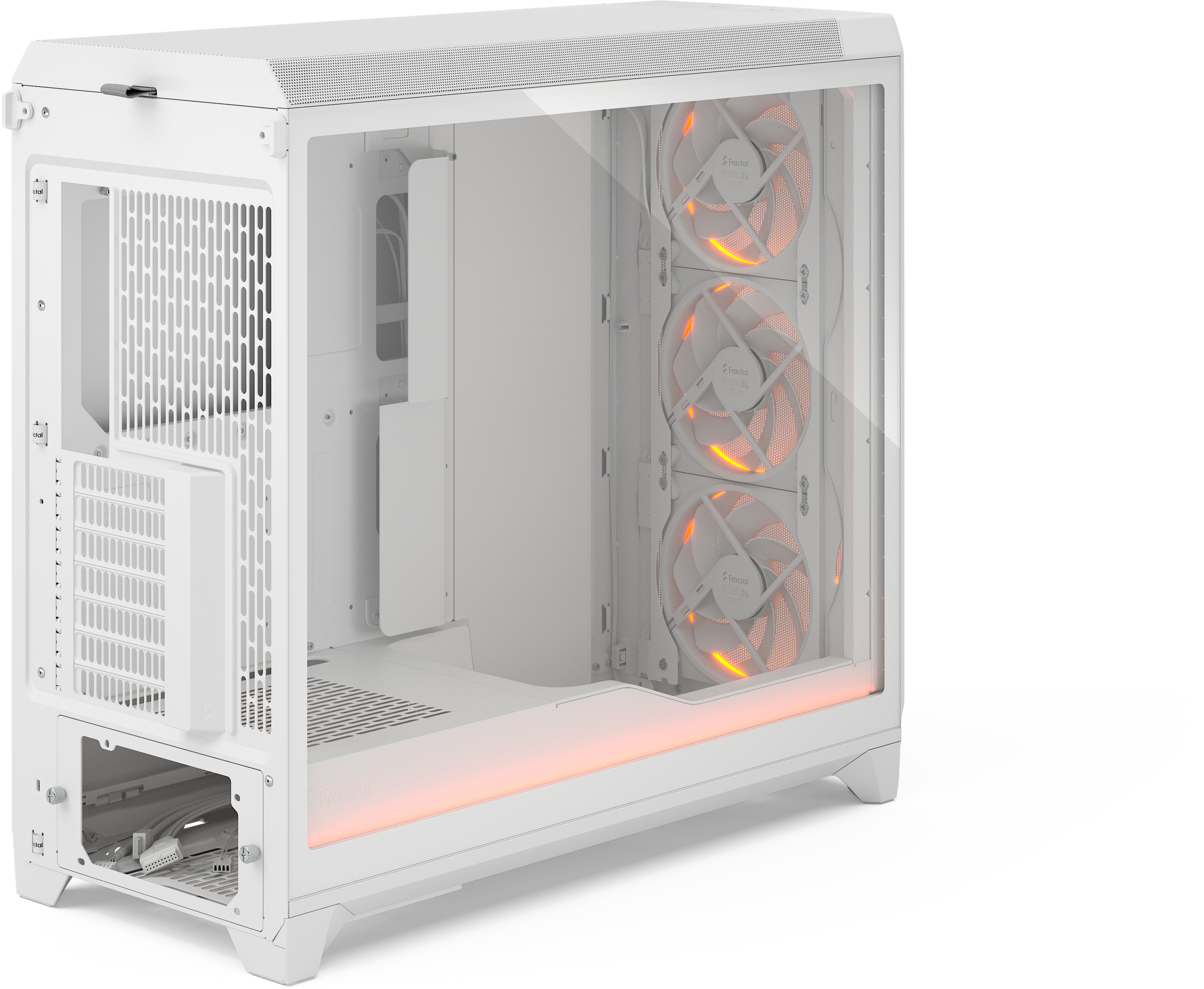 Fractal Design - Torre E-ATX Fractal Design Meshify 3 XL Ambience Pro RGB Blanca TG Clear Tint