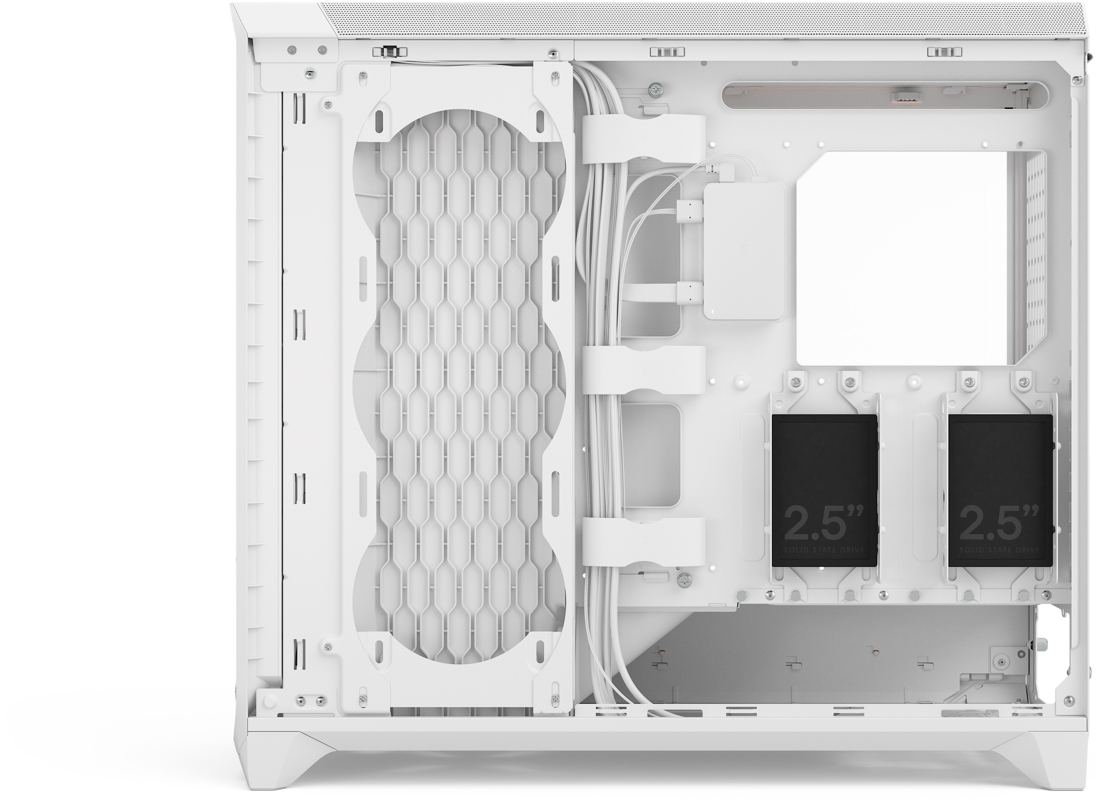 Fractal Design - Torre E-ATX Fractal Design Meshify 3 XL Ambience Pro RGB Blanca TG Clear Tint