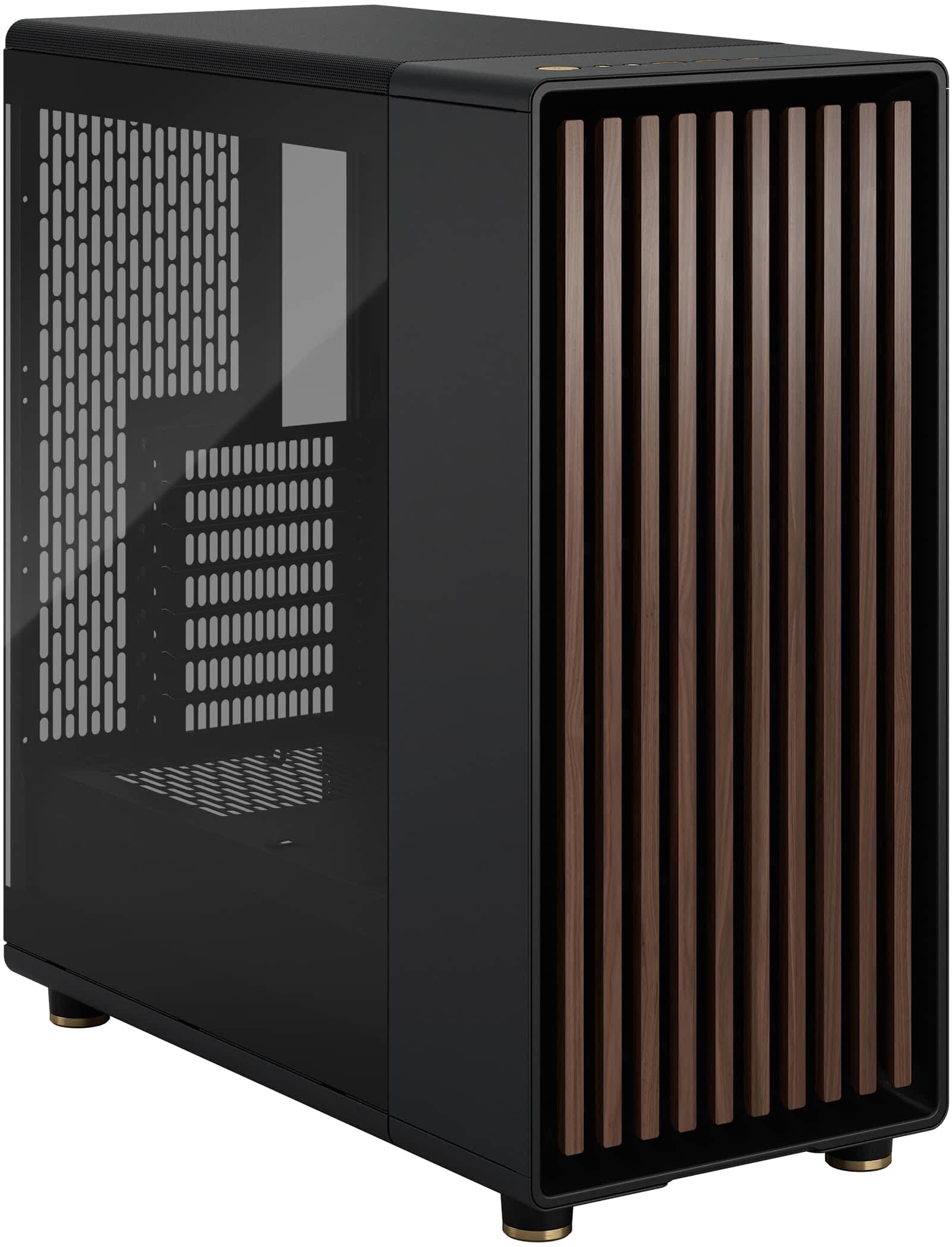 Fractal Design - Torre ATX Fractal North Black Carbon Cristal Templado