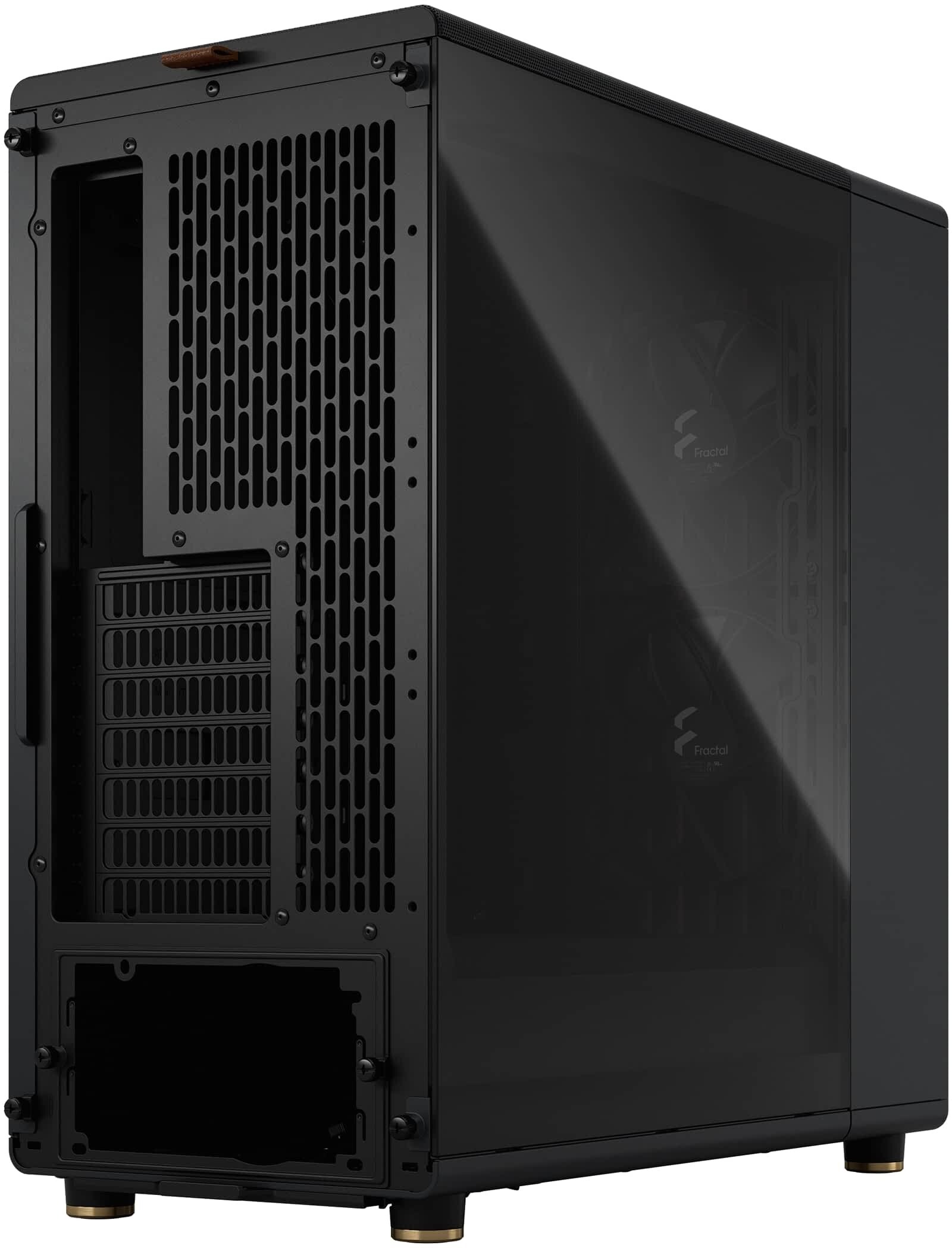 Fractal Design - Torre ATX Fractal North Black Carbon Cristal Templado