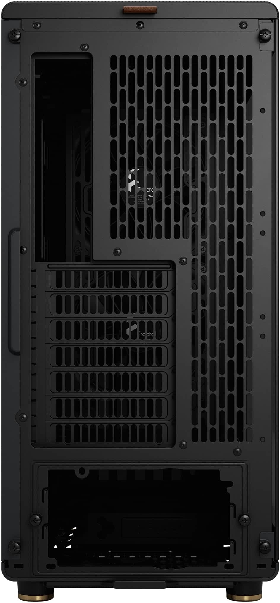 Fractal Design - Torre ATX Fractal North Black Carbon Cristal Templado